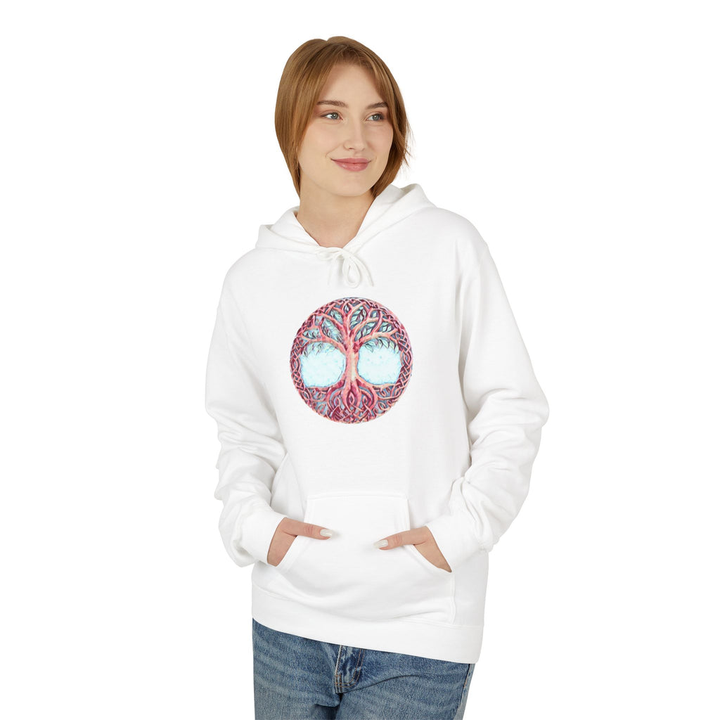 Yggdrasil, the Tree of Life-Cotton Hoodie — Botanical Nature Graphic