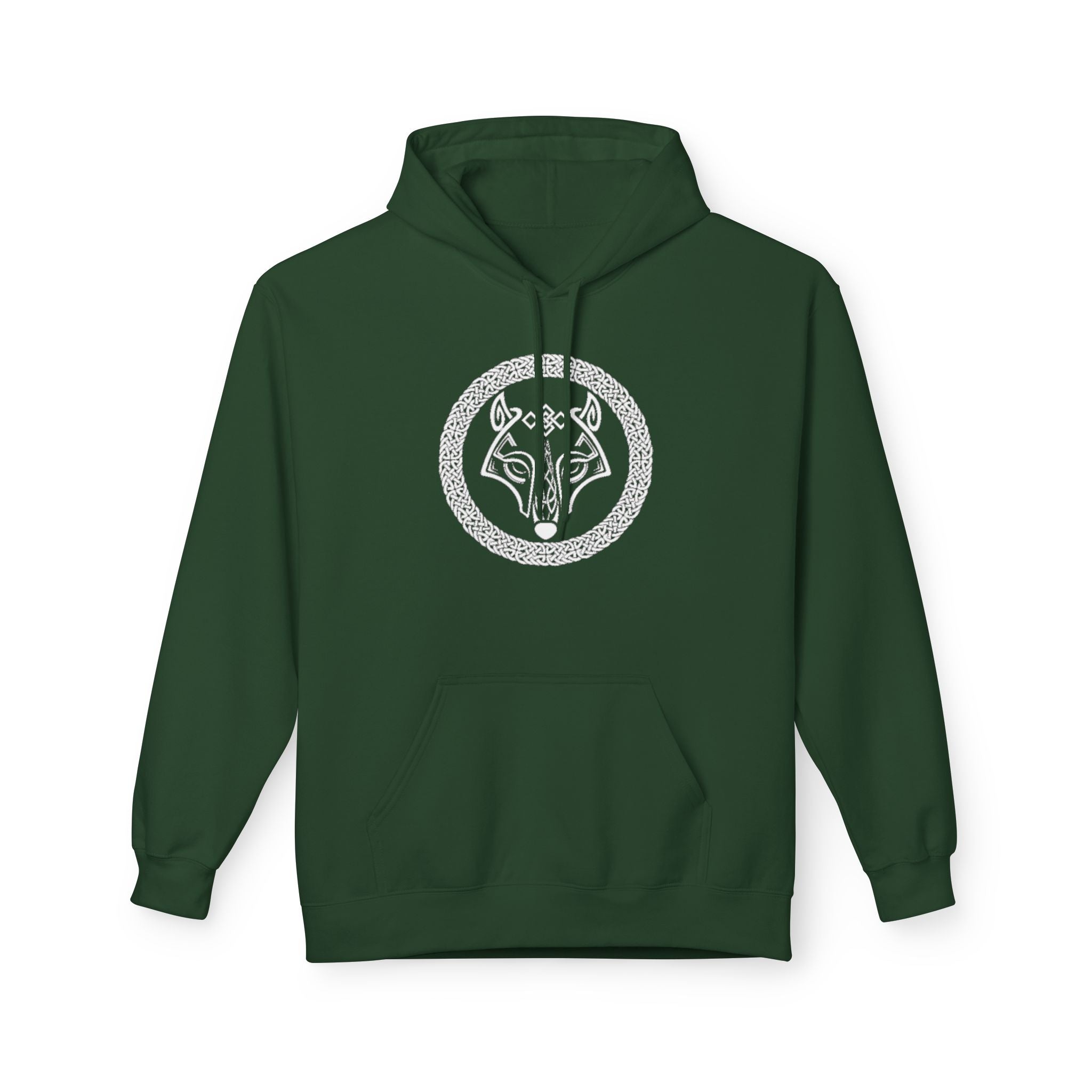 Wolf Knot Celtic Hoodie — Norse Viking Tribal -The Wolf – A Symbol of Power, Destruction, and Loyalty