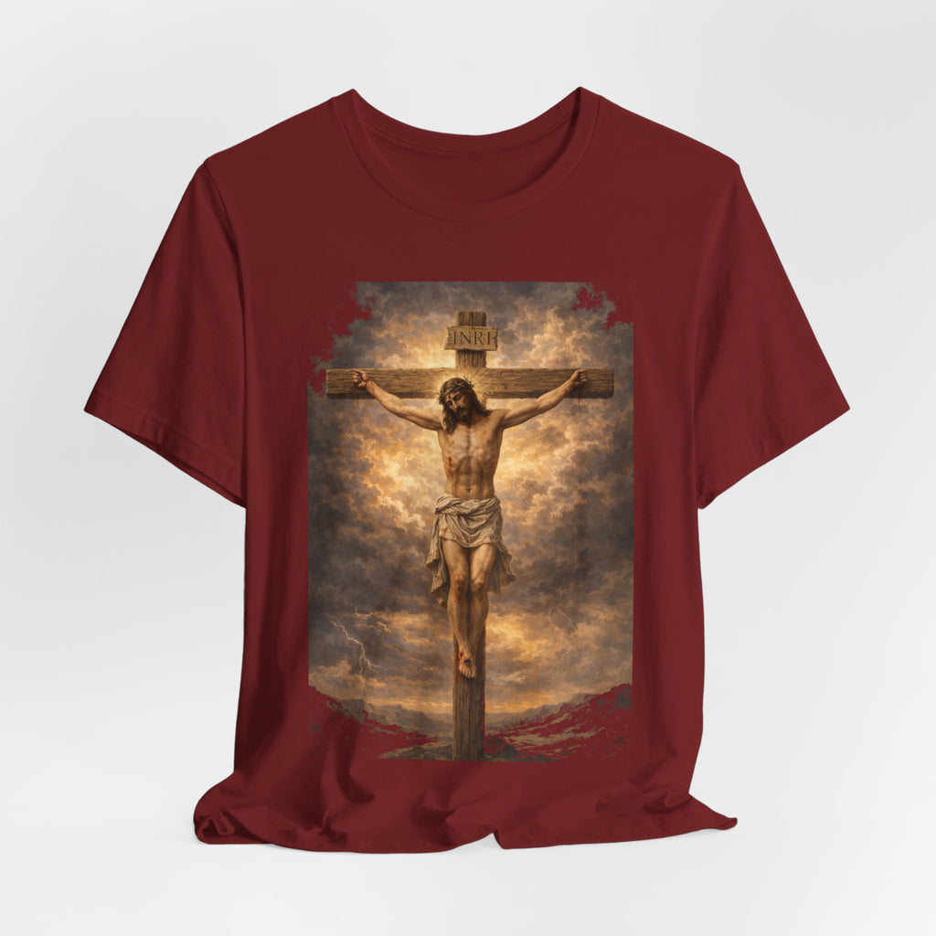 Crucifixion Jesus T‑Shirt — Religious Christian Graphic Tee for Easter & Faith