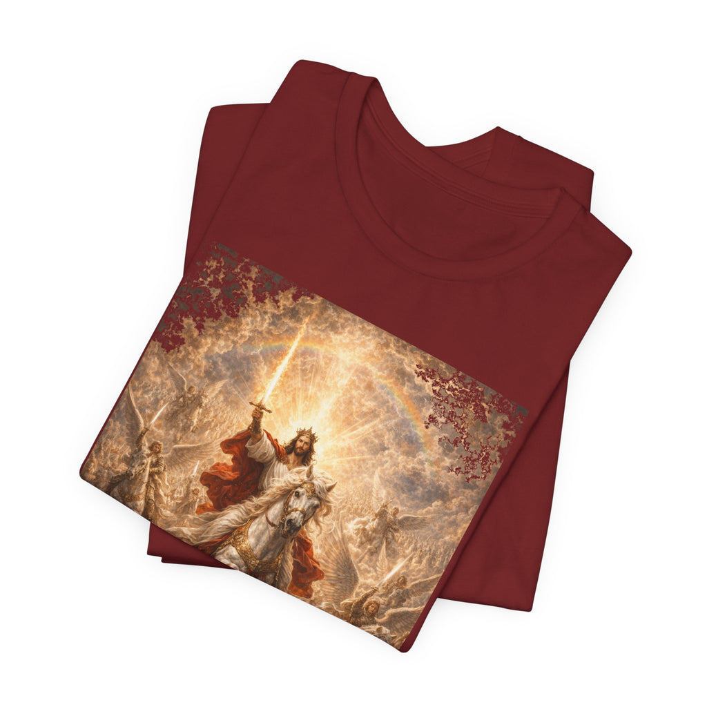 Revelation 19:11-21 Christian Jesus on White Horse T‑Shirt — Resurrection / Second Coming Graphic Tee Revelation