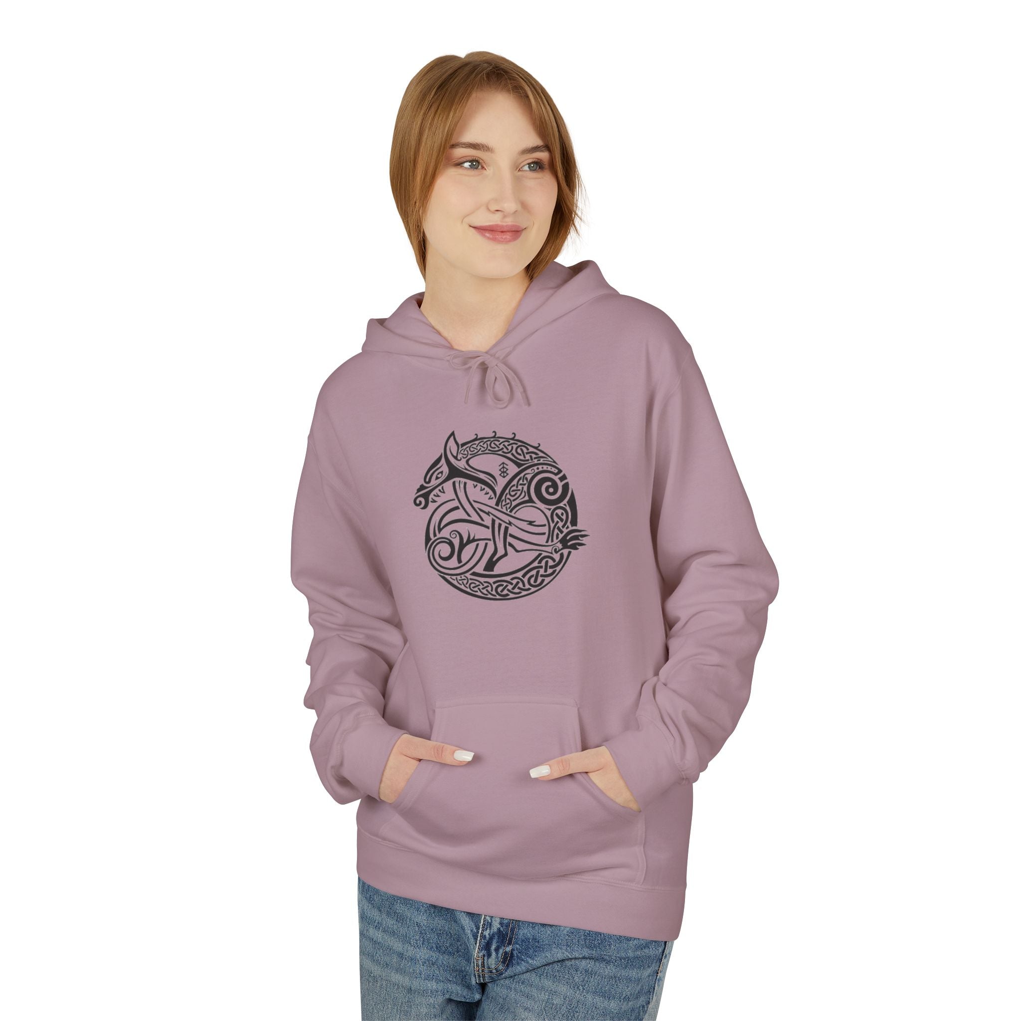 Celtic Wolf Knot Hoodie — The Wolf – A Symbol of Power, Destruction, and Loyalty