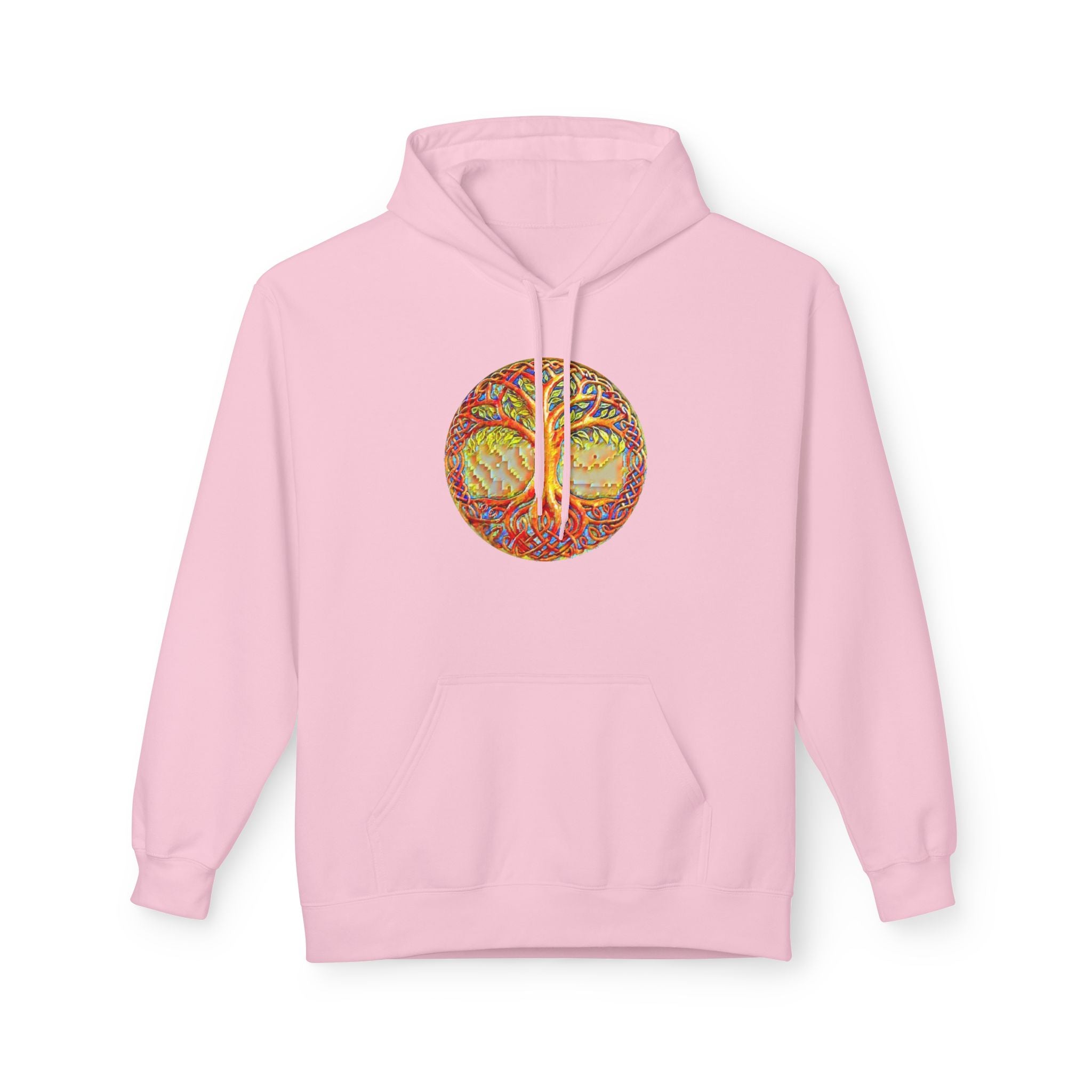 Yggdrasil, the Tree of Life, Cotton Hoodie — Tropical Vibes Graphic Hoodie