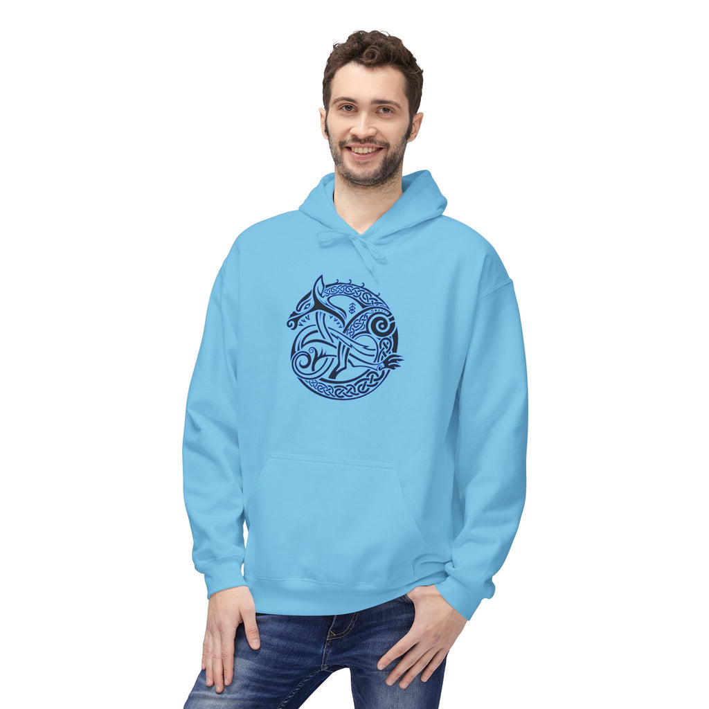 Celtic Wolf Circle Hoodie —The Wolf – A Symbol of Power, Destruction, and Loyalty