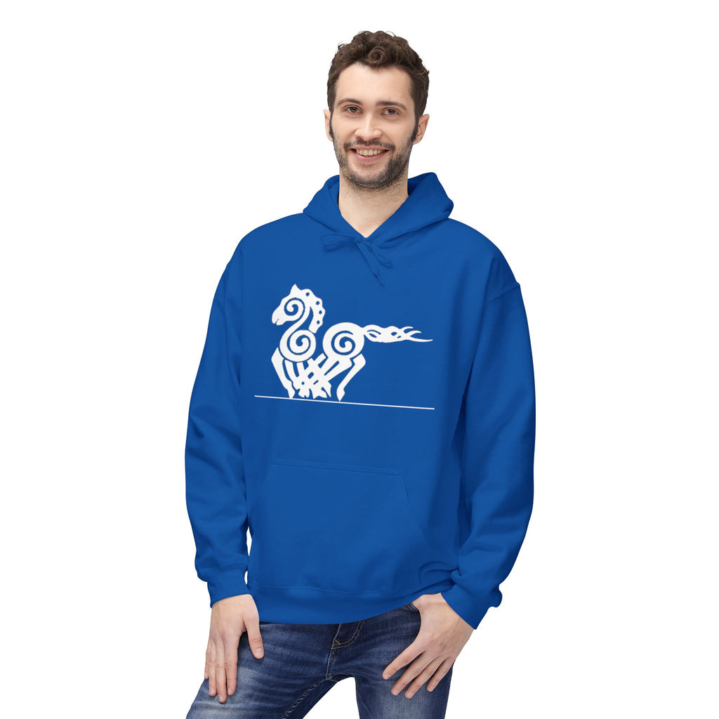 Viking  Hoodie — Nordic Myth Sea Creature Pullover