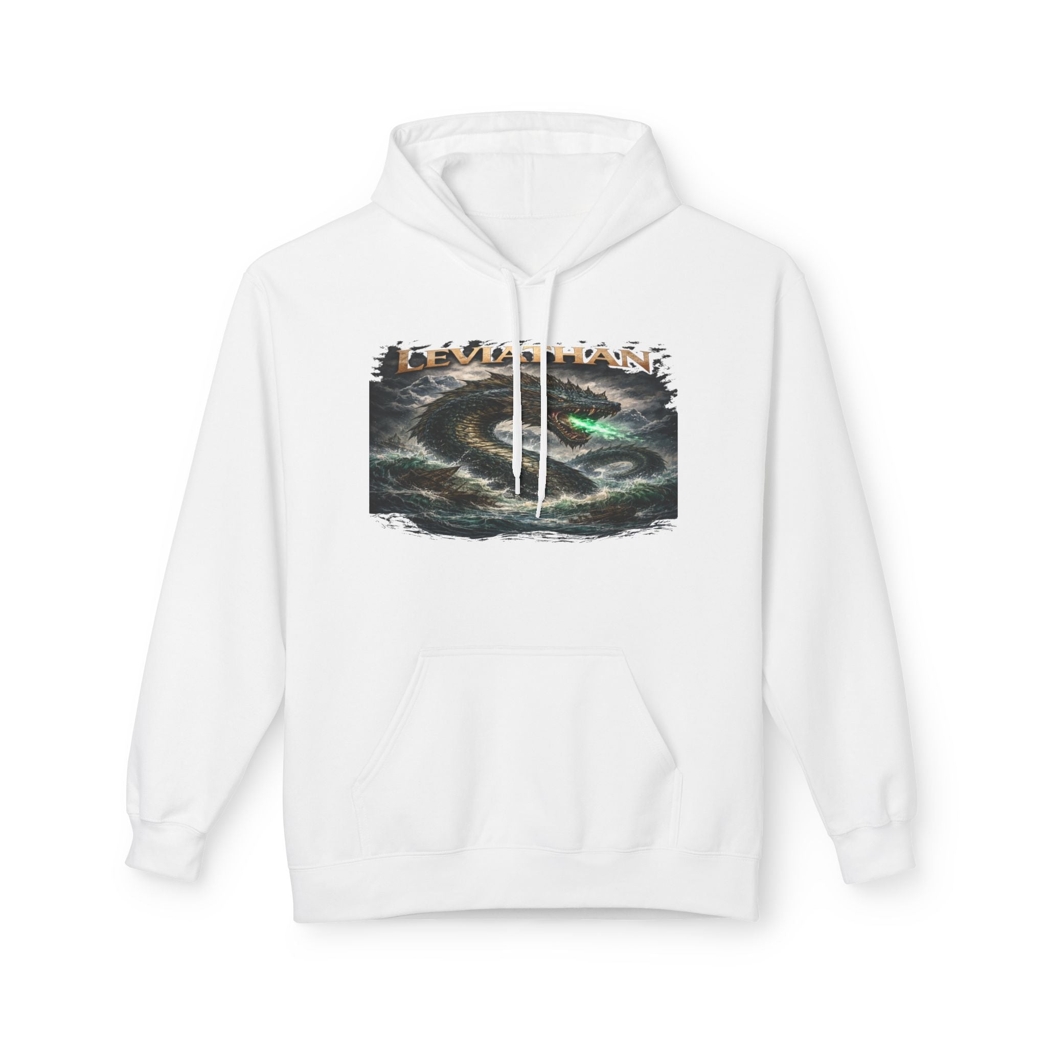 Leviarhan Hoodie — Coastal Wave Graphic Pullover
