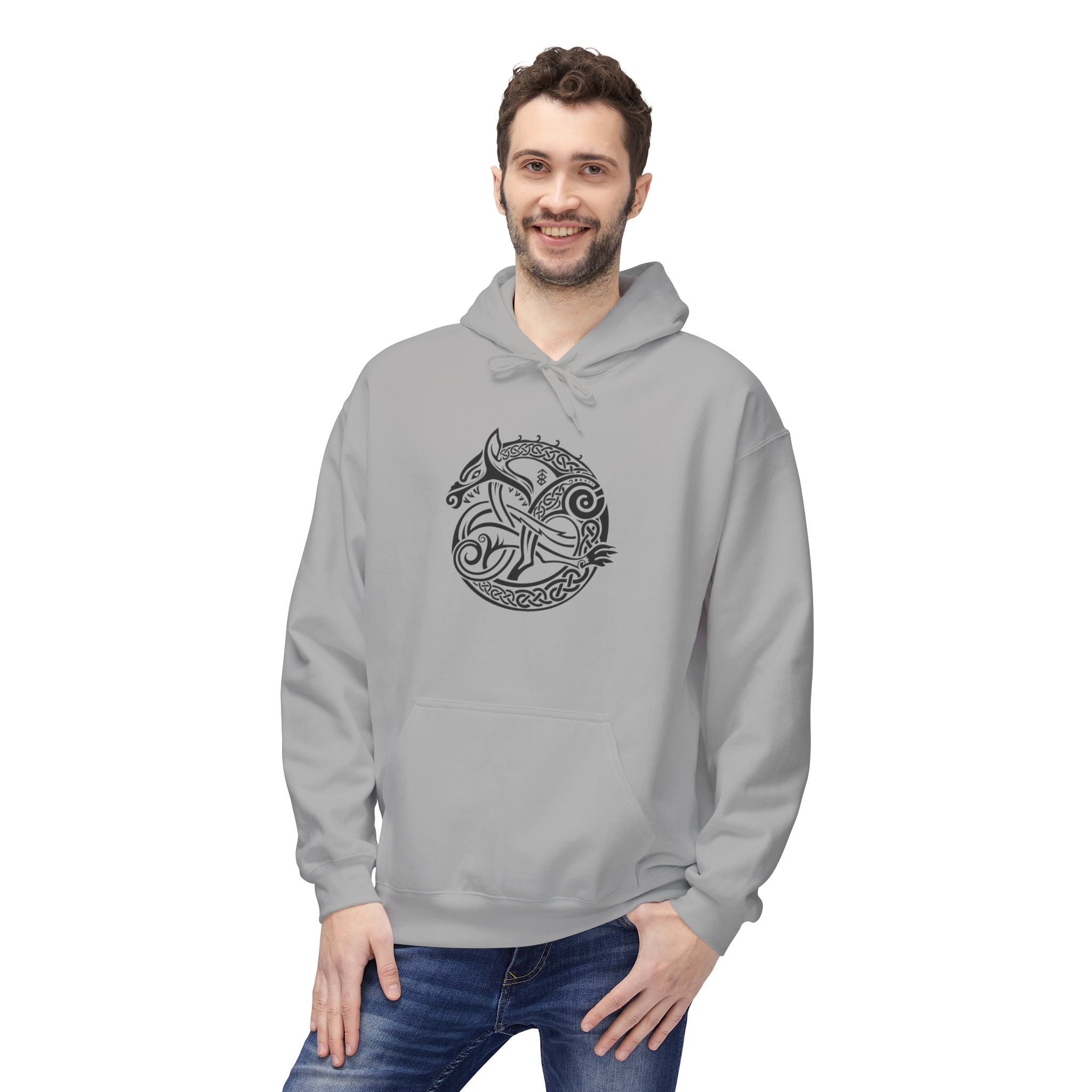 Celtic Wolf Knot Hoodie — The Wolf – A Symbol of Power, Destruction, and Loyalty