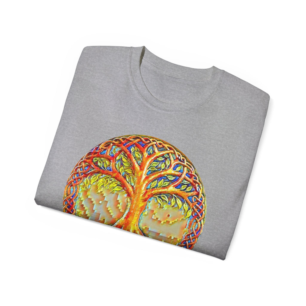 Yggdrasil – The Tree of Life Cotton Tee — Vibrant Spiritual Nature T-Shirt