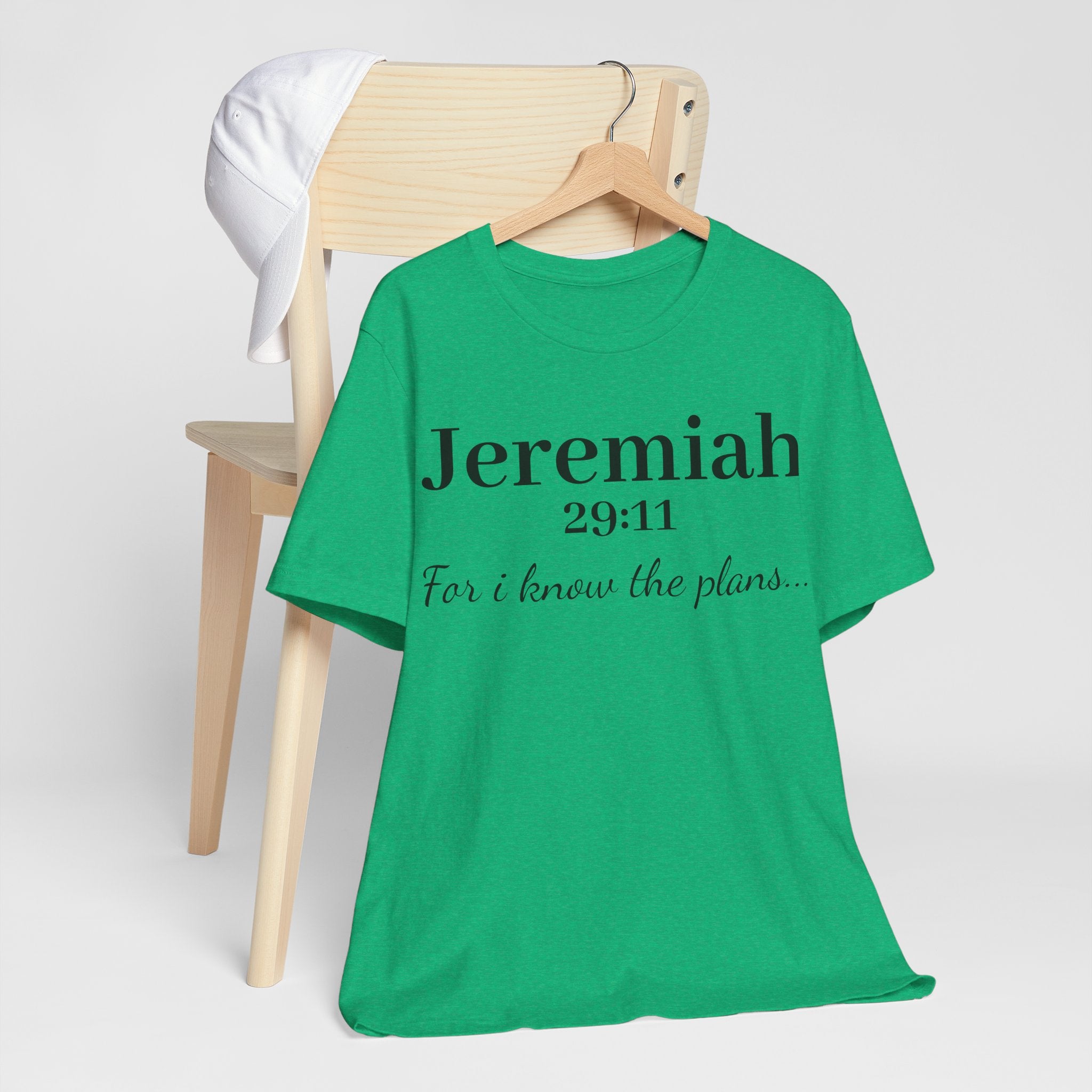 Jeremiah 29:11 Scripture T-Shirt — "For I Know the Plans" Christian Tee