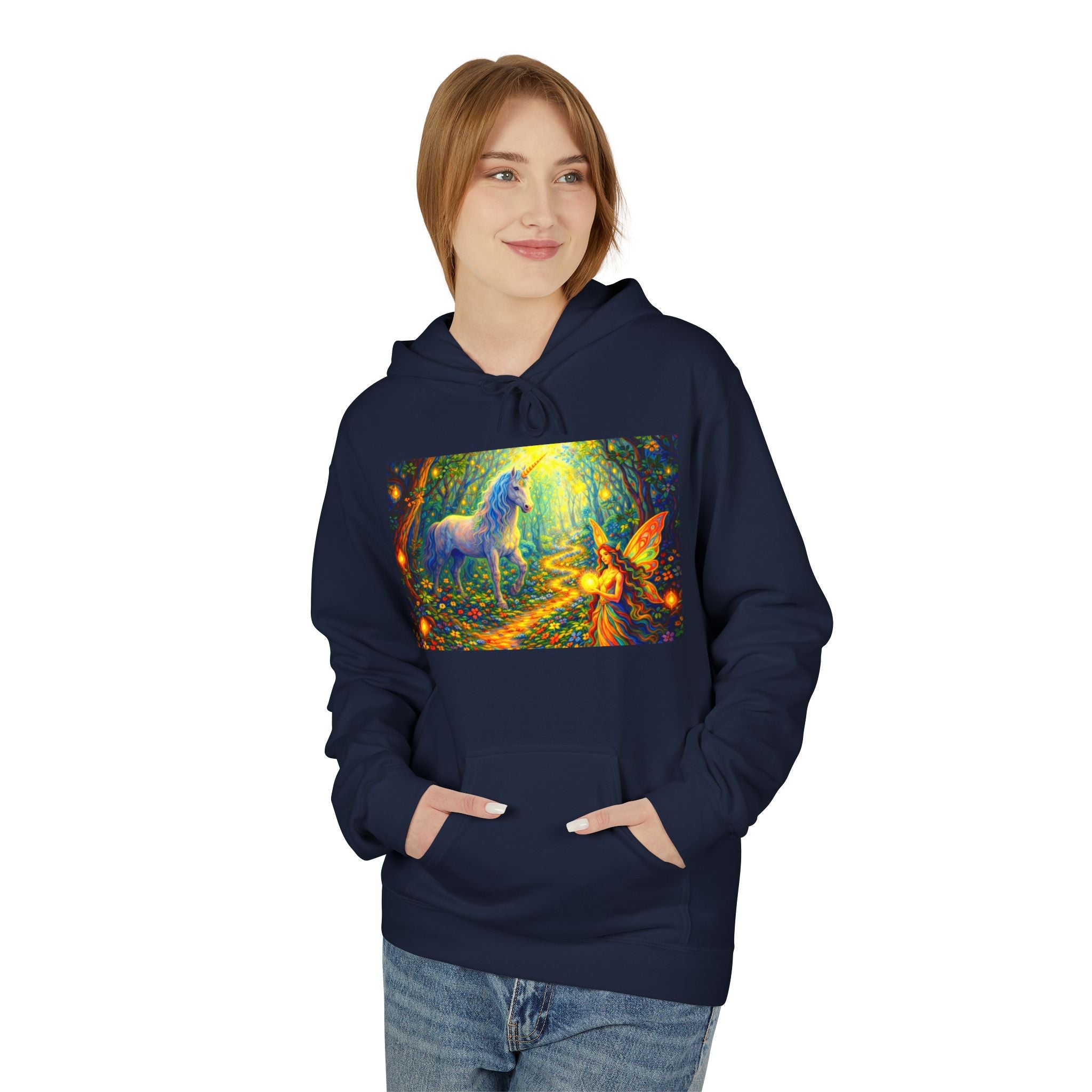 Unisex Fairy  Midweight Softstyle Fleece Hoodie