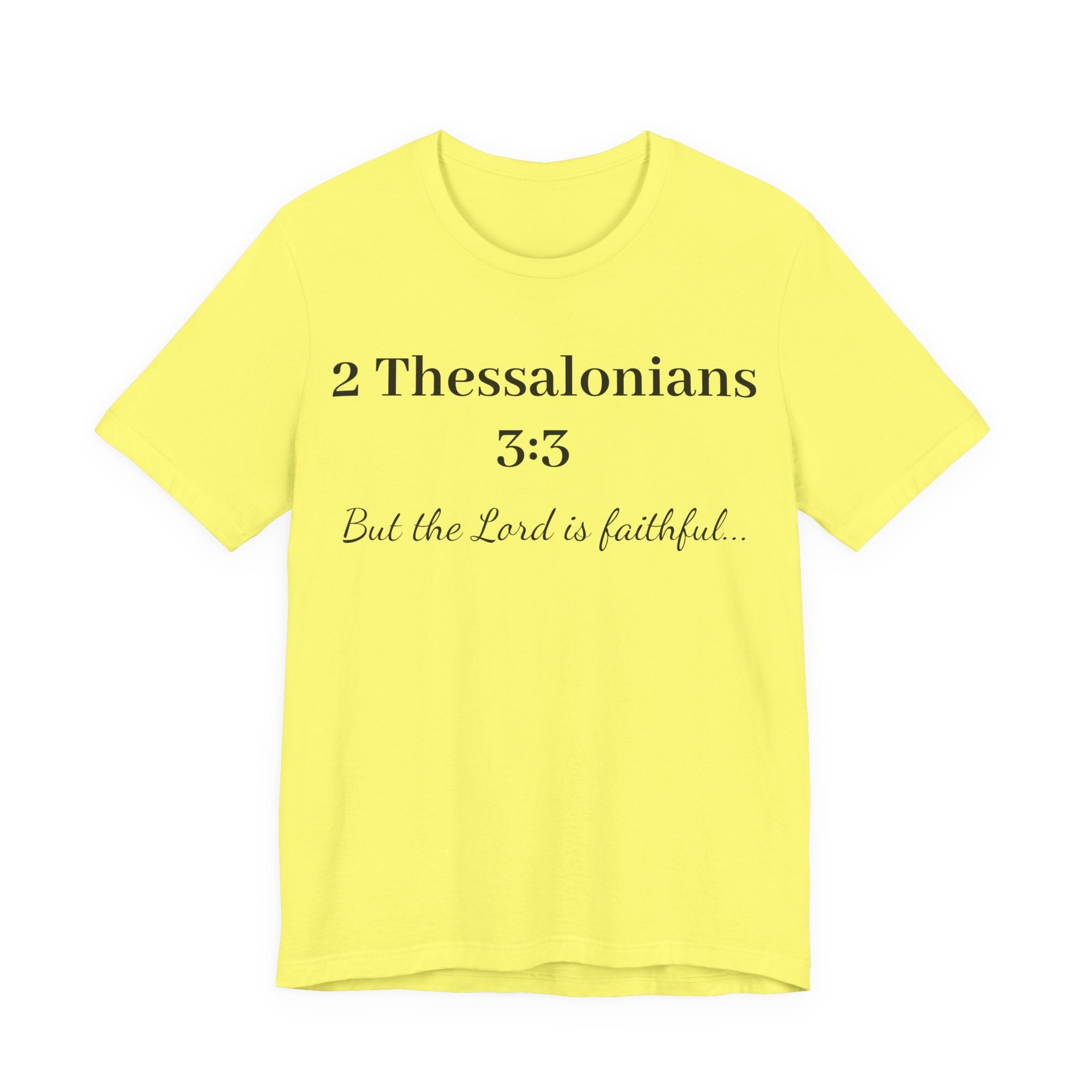 2 Thessalonians 3:3 Faithful Lord T-Shirt — Christian Scripture Tee