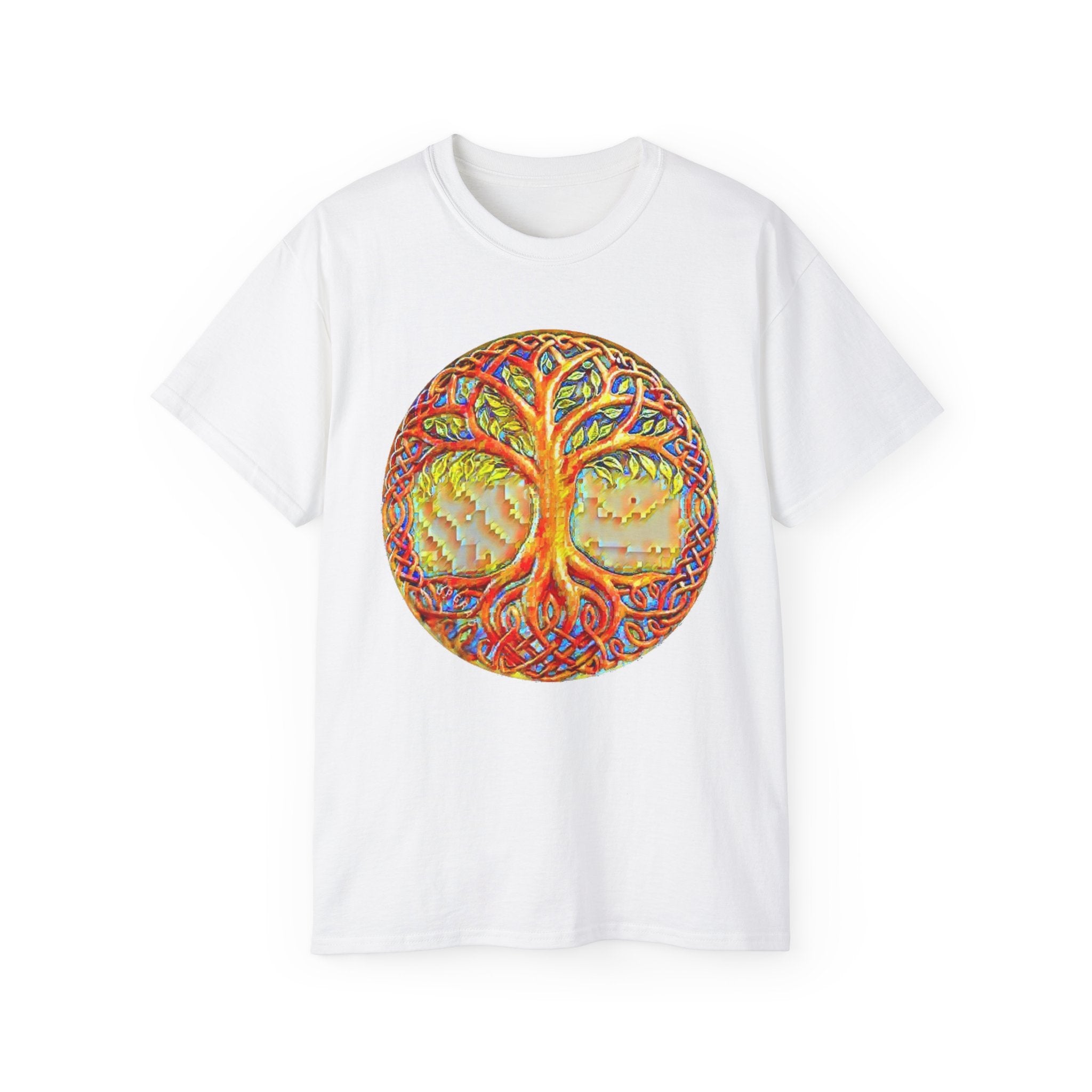 Yggdrasil – The Tree of Life Cotton Tee — Vibrant Spiritual Nature T-Shirt