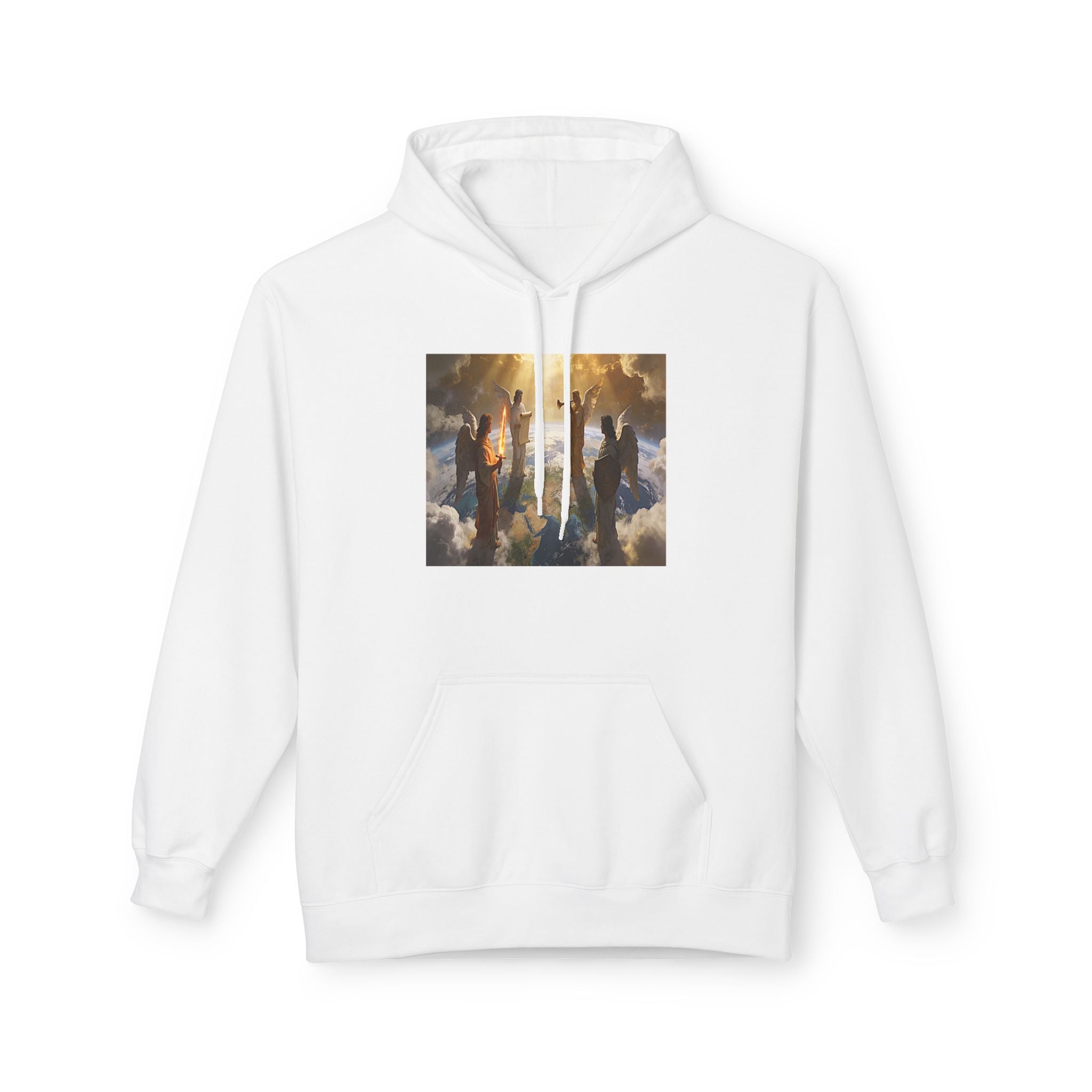 Christian Ascension Hoodie – Jesus and Angels Religious Pullover