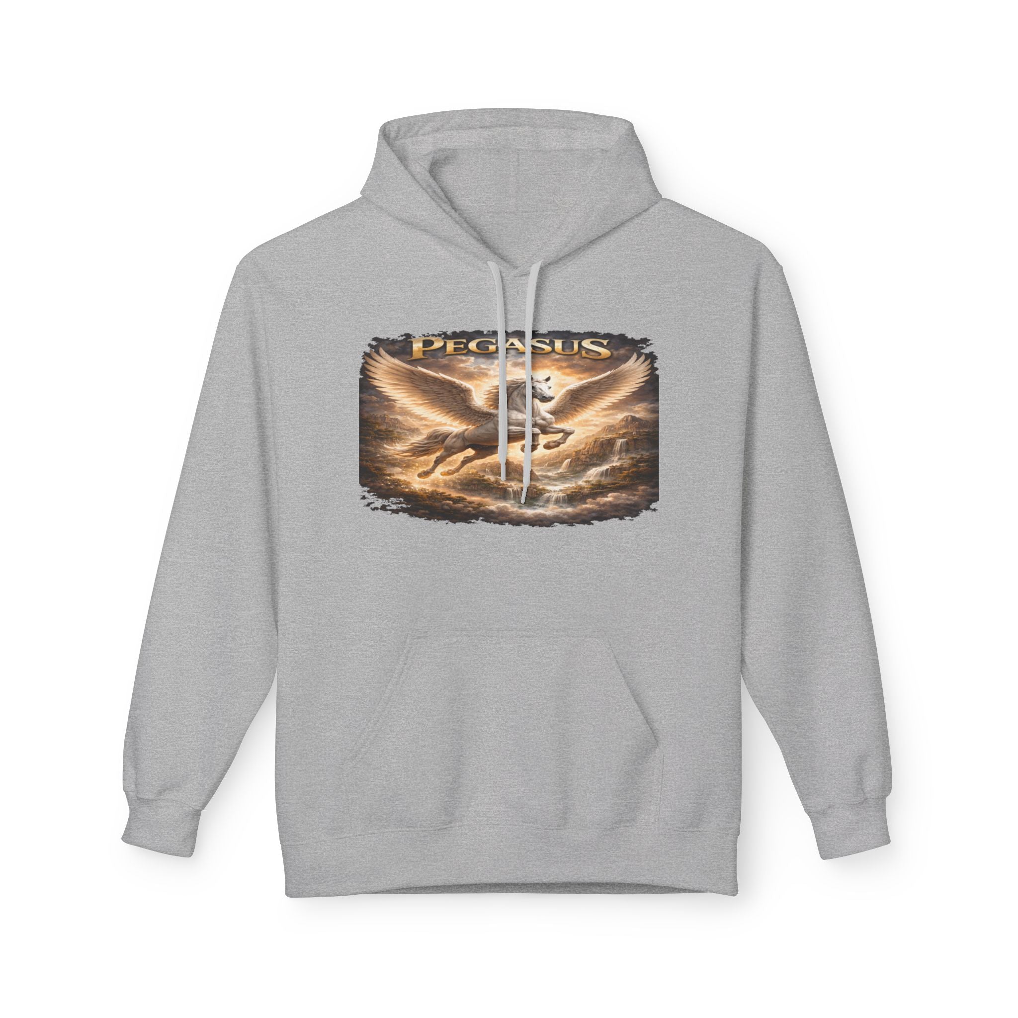 Pegasus Mythic Hoodie — Vintage Flying Horse Graphic