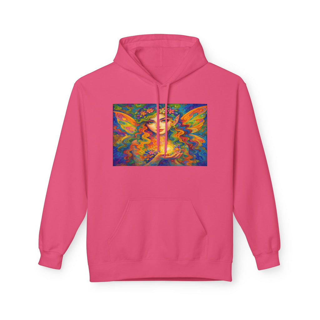 Psychedelic Butterfly fairy cotton Hoodie - Vibrant Tie-Dye Art Pullover