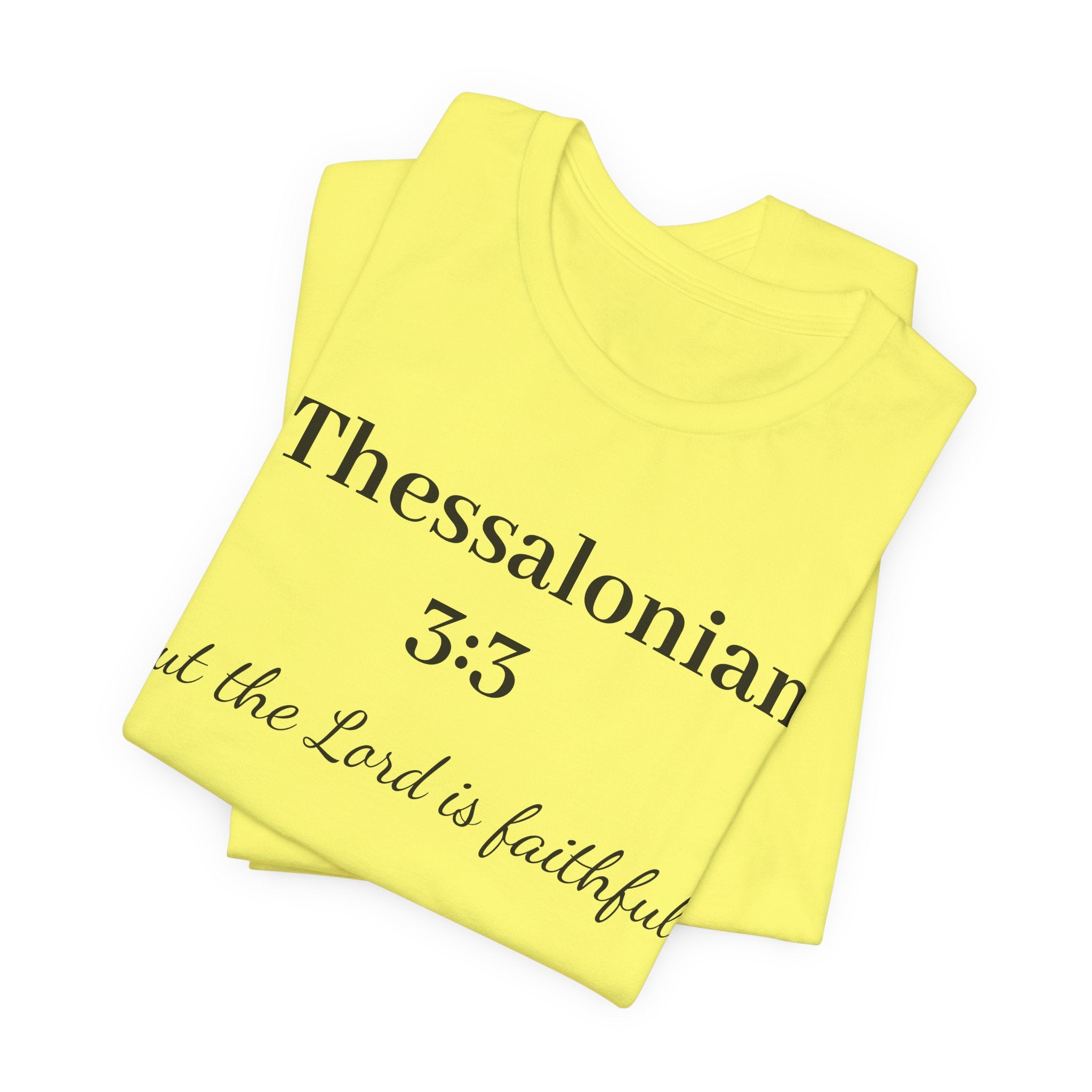 2 Thessalonians 3:3 Faithful Lord T-Shirt — Christian Scripture Tee