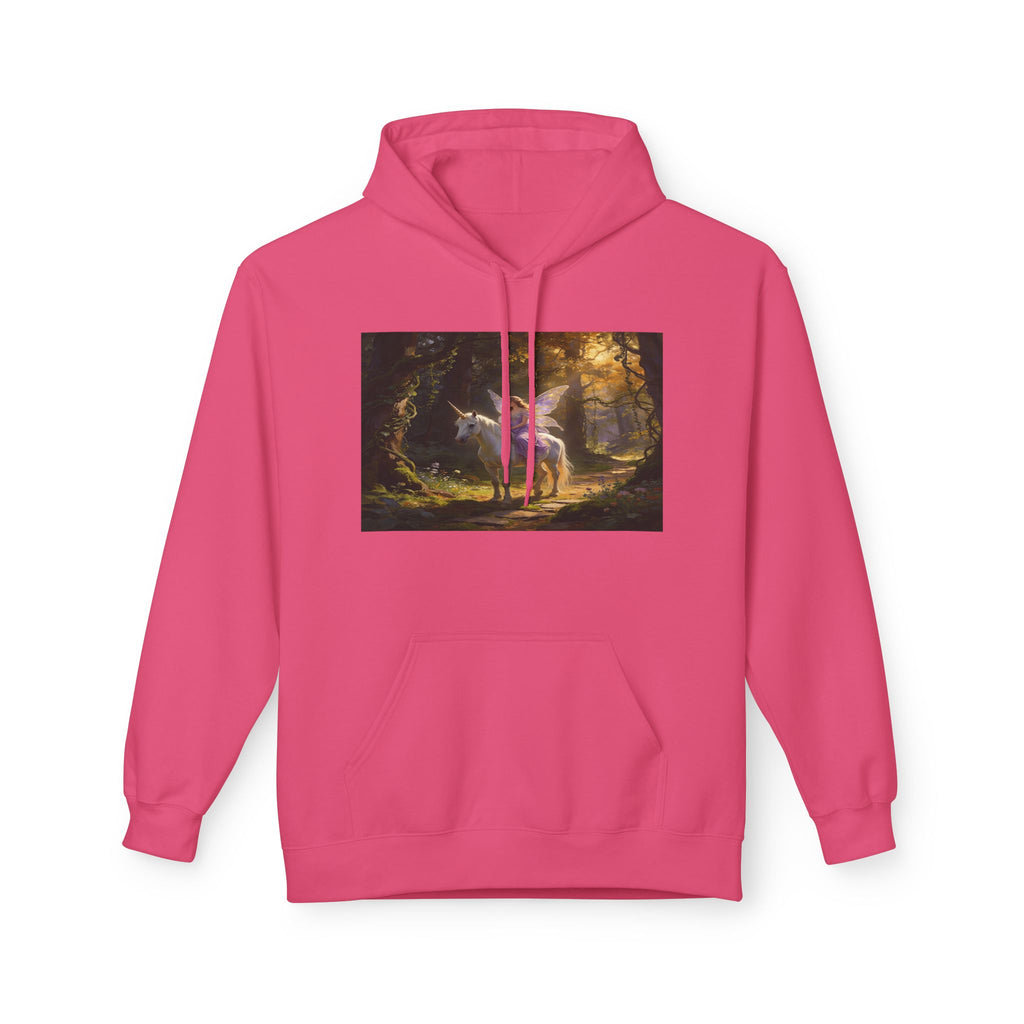 Unocron Forest Pathway Hoodie — Mystical Woodland Sunset Sweatshirt