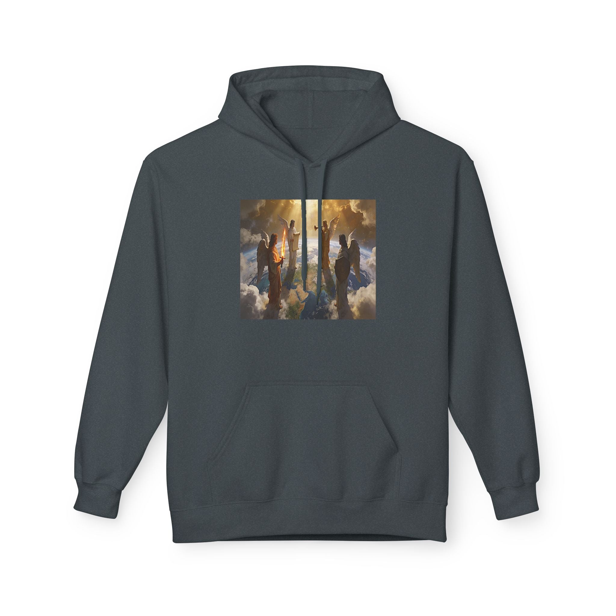 Christian Ascension Hoodie – Jesus and Angels Religious Pullover