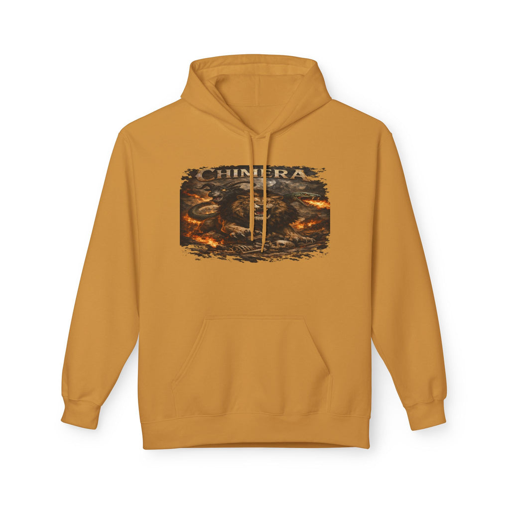 Chimera is a fearsome hybrid creature Hoodie — Fiery Serpent Graphic Pullover