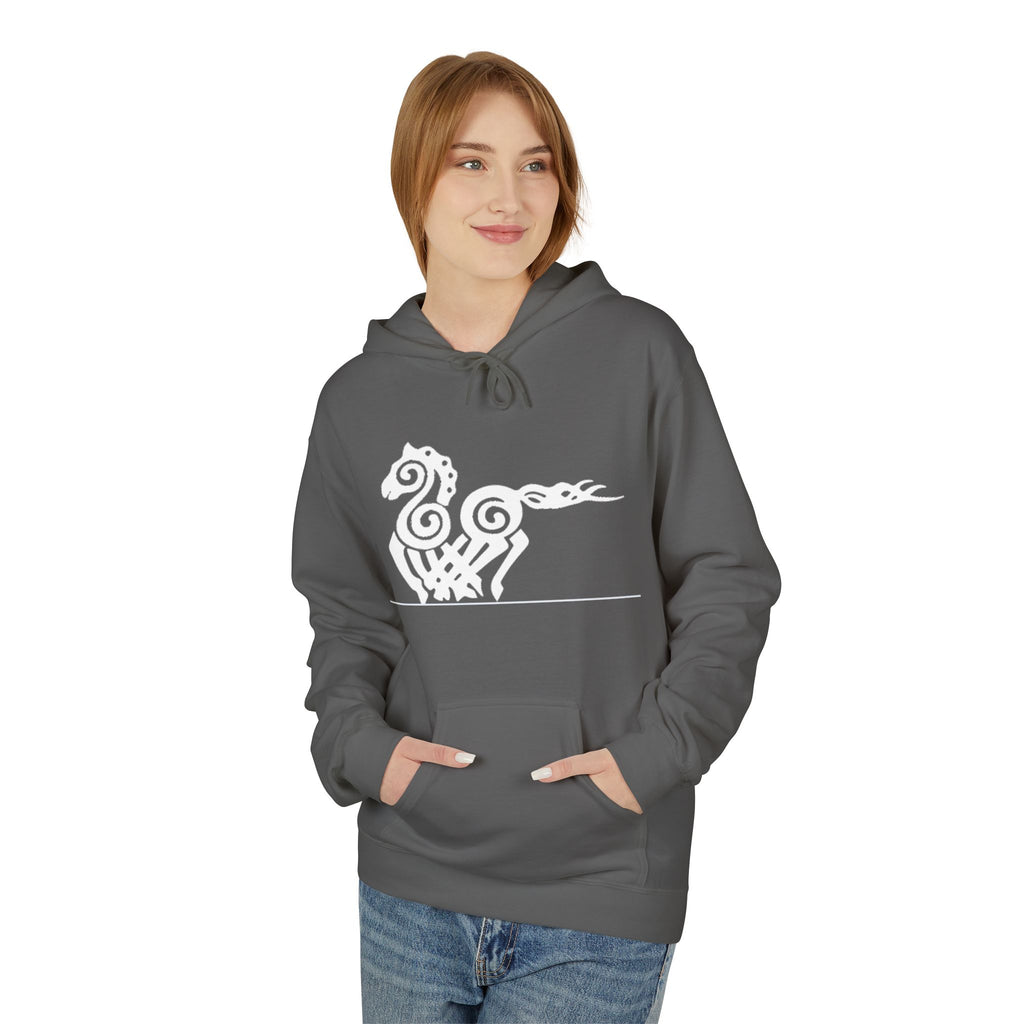 Viking  Hoodie — Nordic Myth Sea Creature Pullover