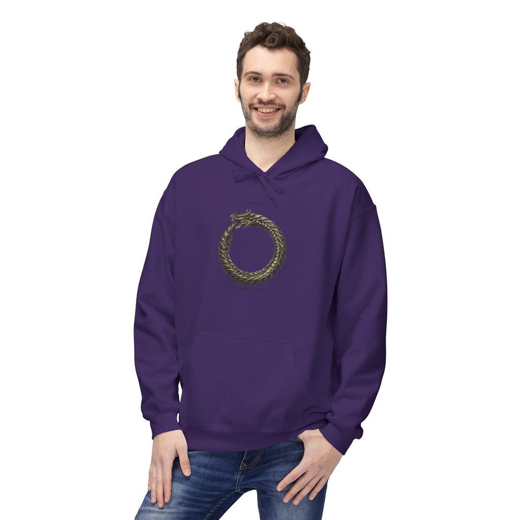 The Serpent – Jörmungandr,Ouroboros Snake Hoodie — Viking Symbol