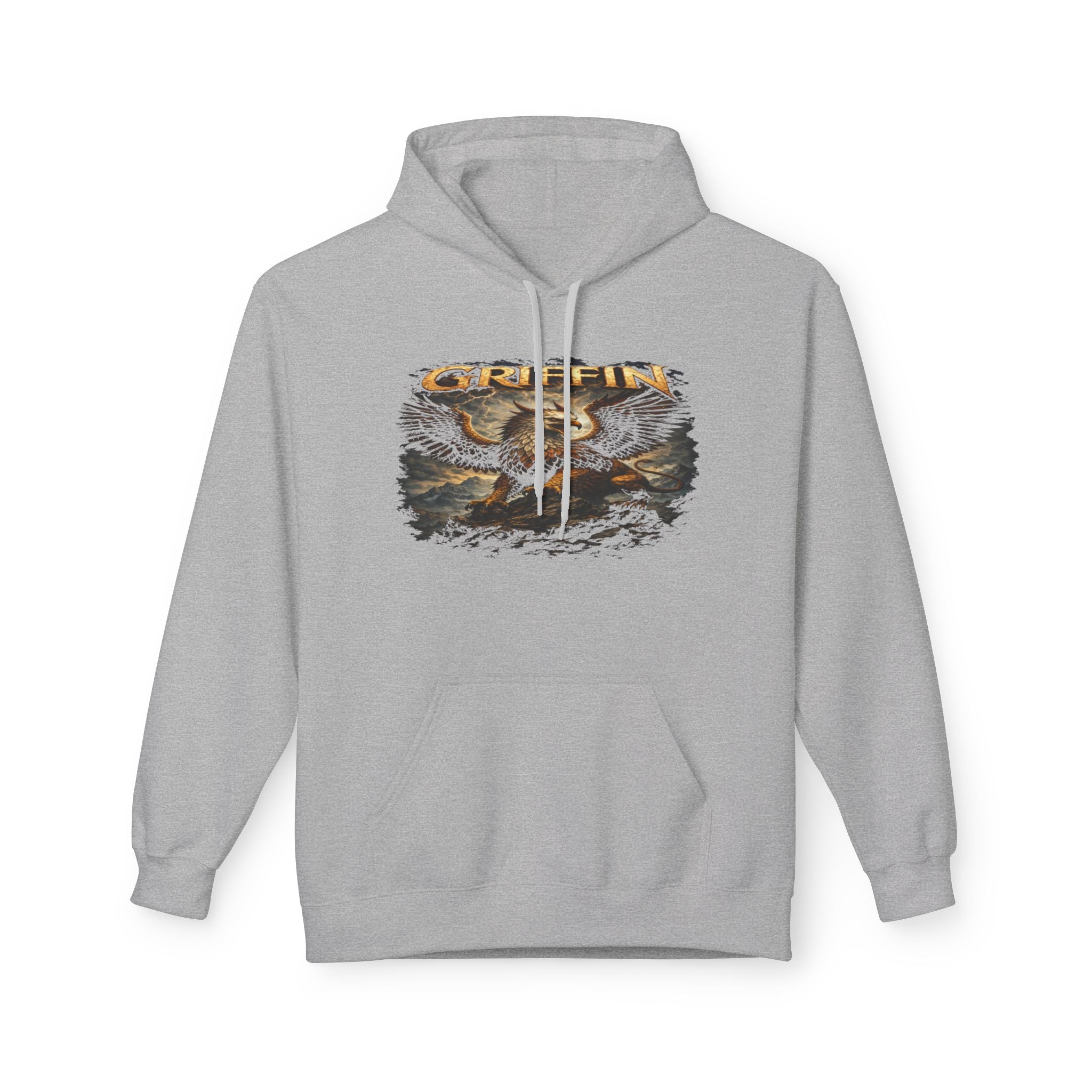 Griffin Graphic Hoodie - Mythical Eagle Design