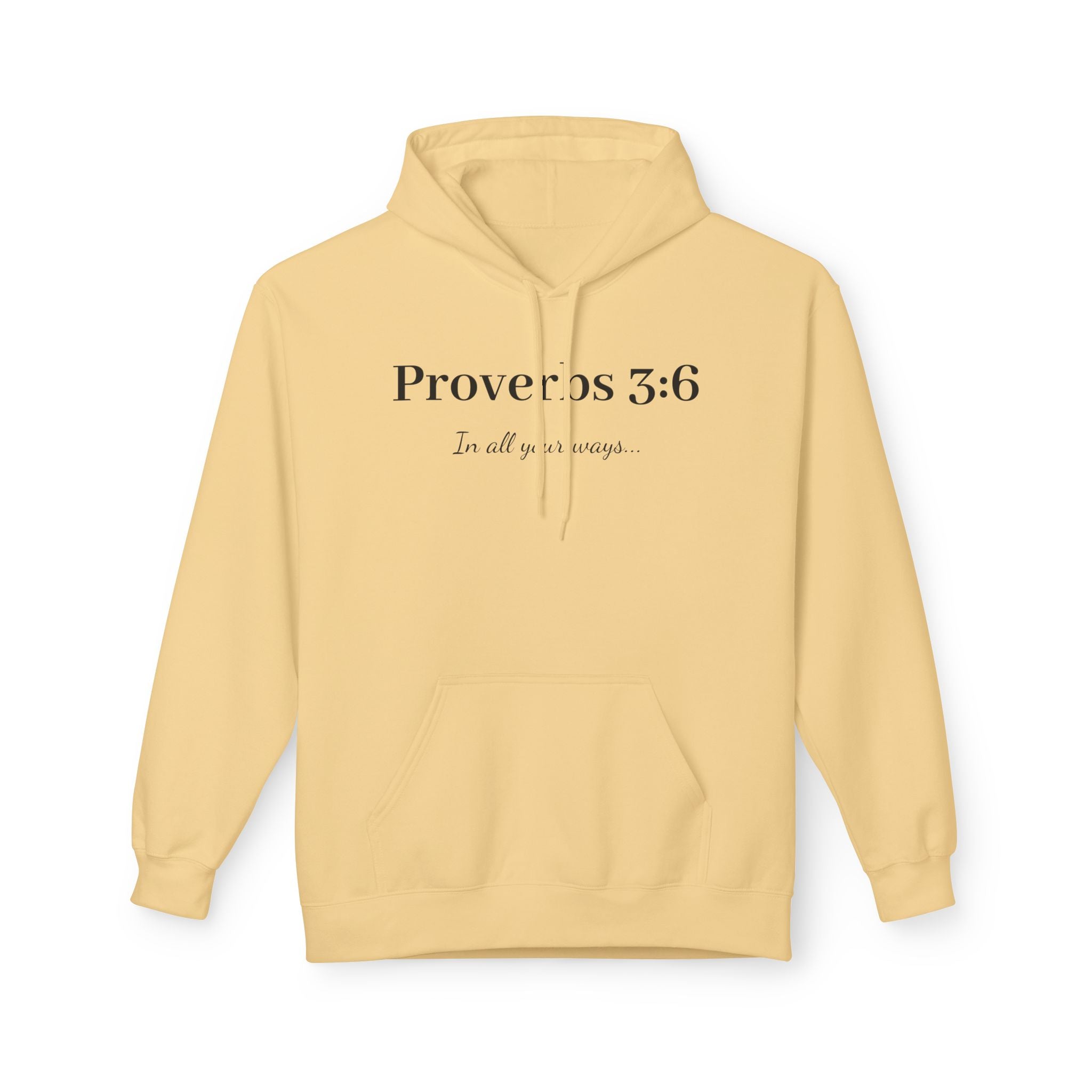 Proverbs 3:6 Hoodie — 'In All Your Ways' Inspirational Christian Pullover