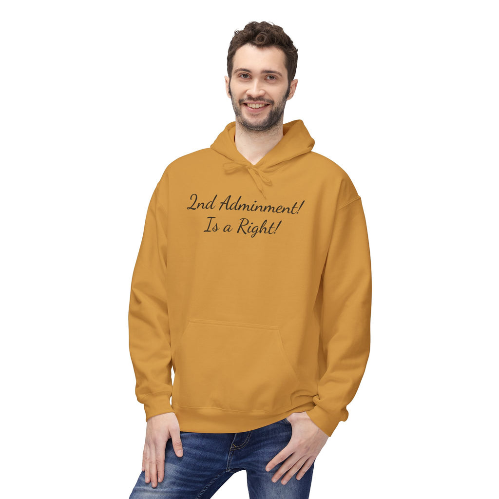 2nd Amendment Hoodie — "2nd Amendment! Is a Right!" Gun Rights Hoodie