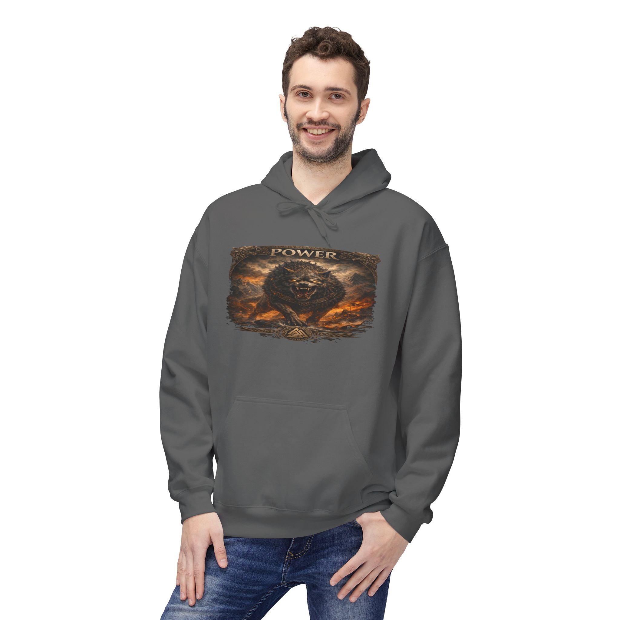 Fenrir is undoubtedly the strongest and most powerful wolf of all -Hoodie – Adventure Outdoors Pullover