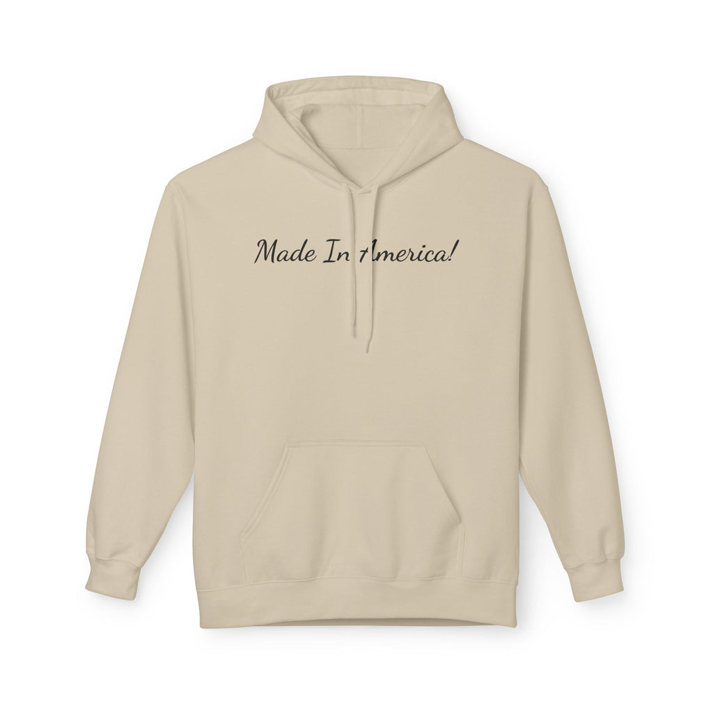 Made In America Hoodie – Patriotic Script Pullover