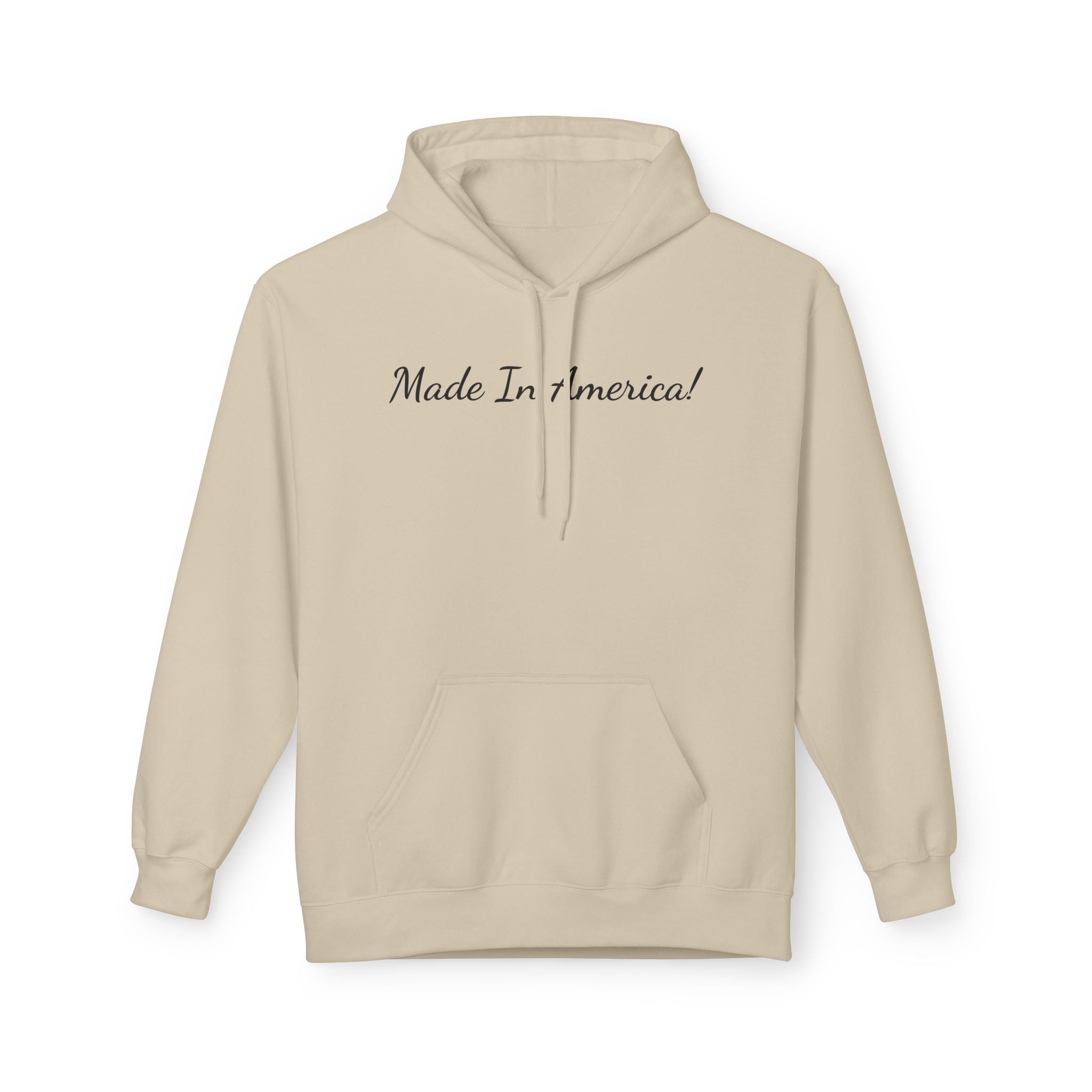 Made In America Hoodie – Patriotic Script Pullover