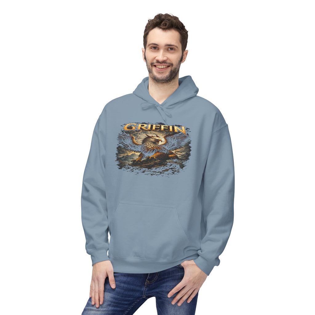 Griffin Graphic Hoodie - Mythical Eagle Design
