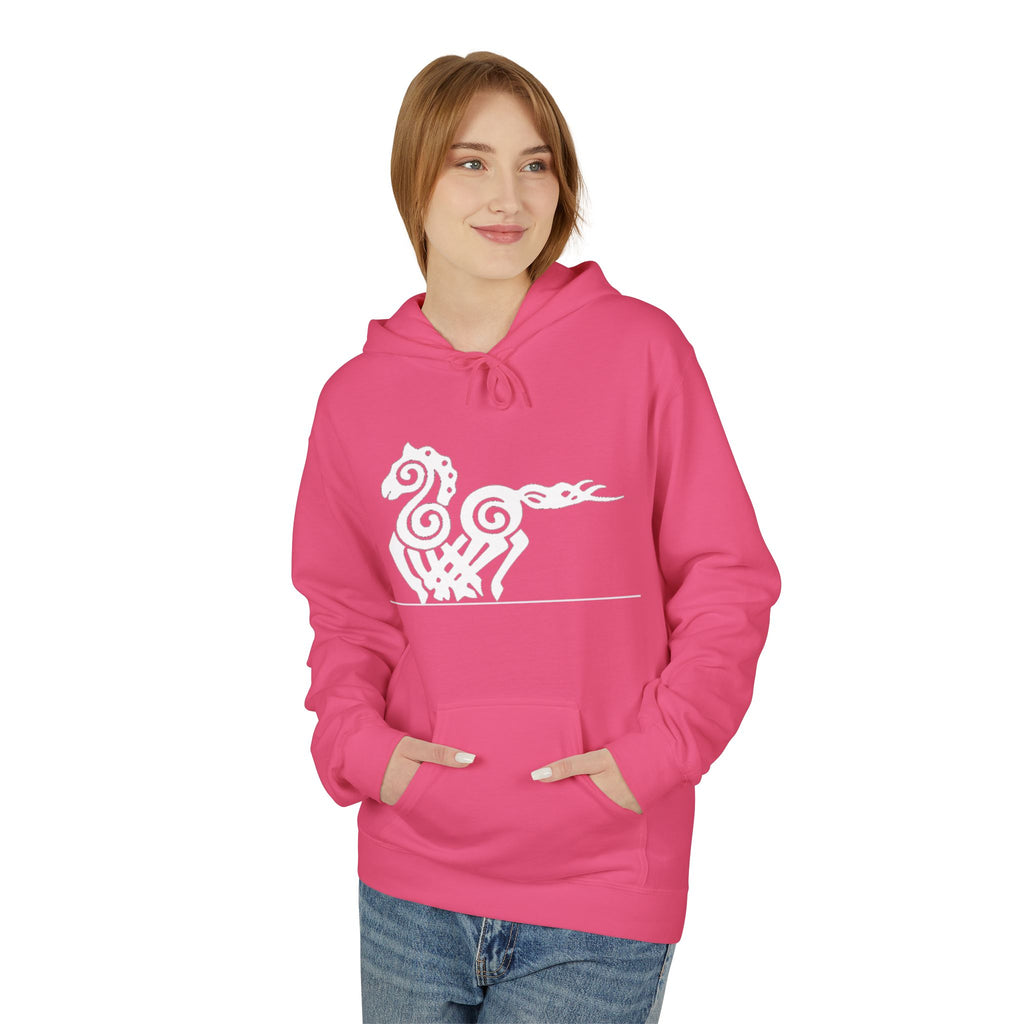 Viking  Hoodie — Nordic Myth Sea Creature Pullover