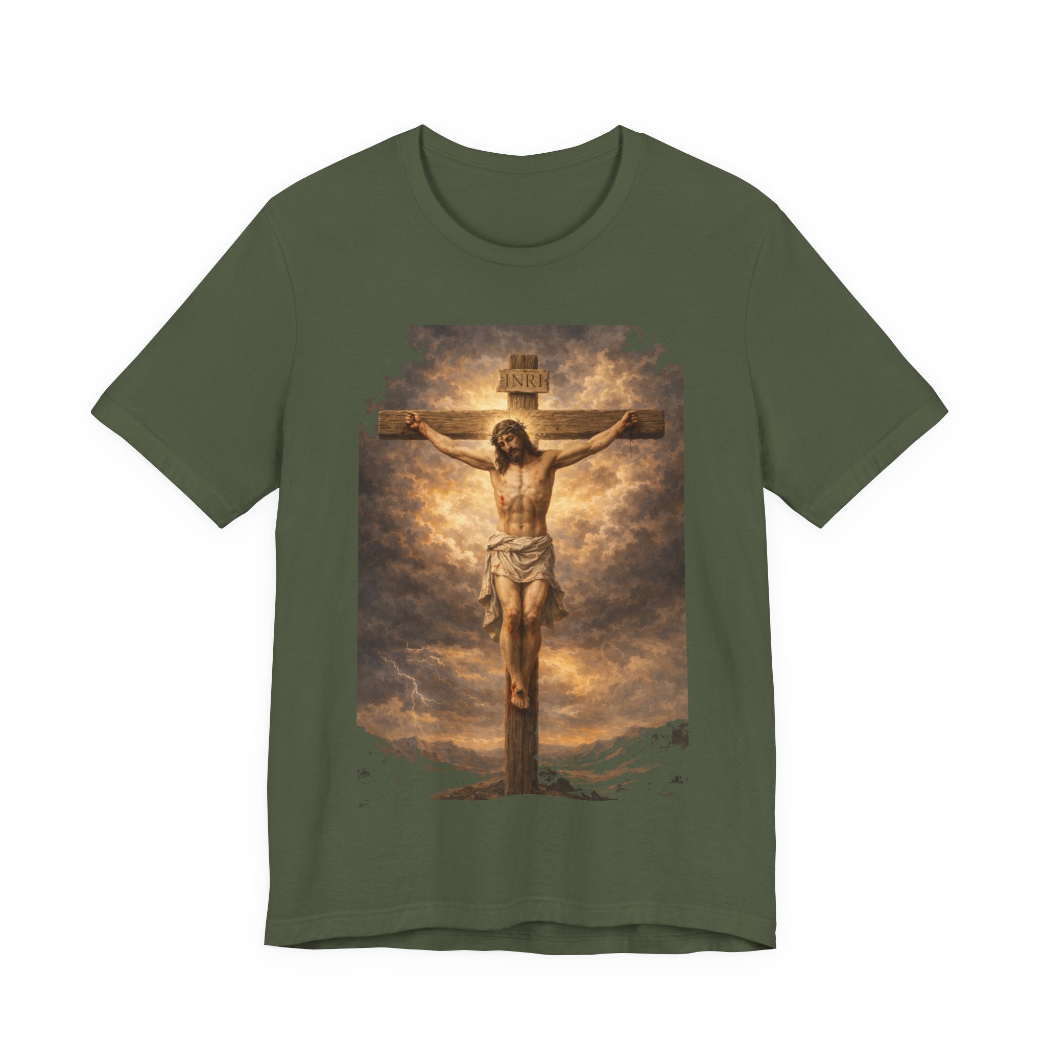 Crucifixion Jesus T‑Shirt — Religious Christian Graphic Tee for Easter & Faith