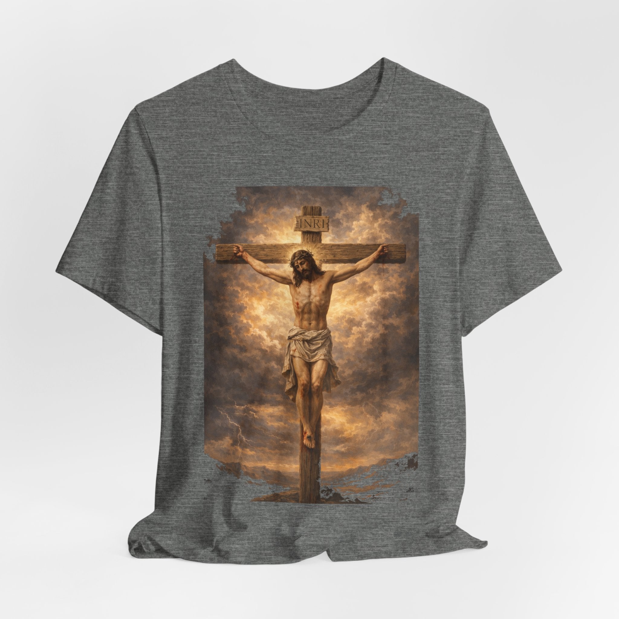 Crucifixion Jesus T‑Shirt — Religious Christian Graphic Tee for Easter & Faith