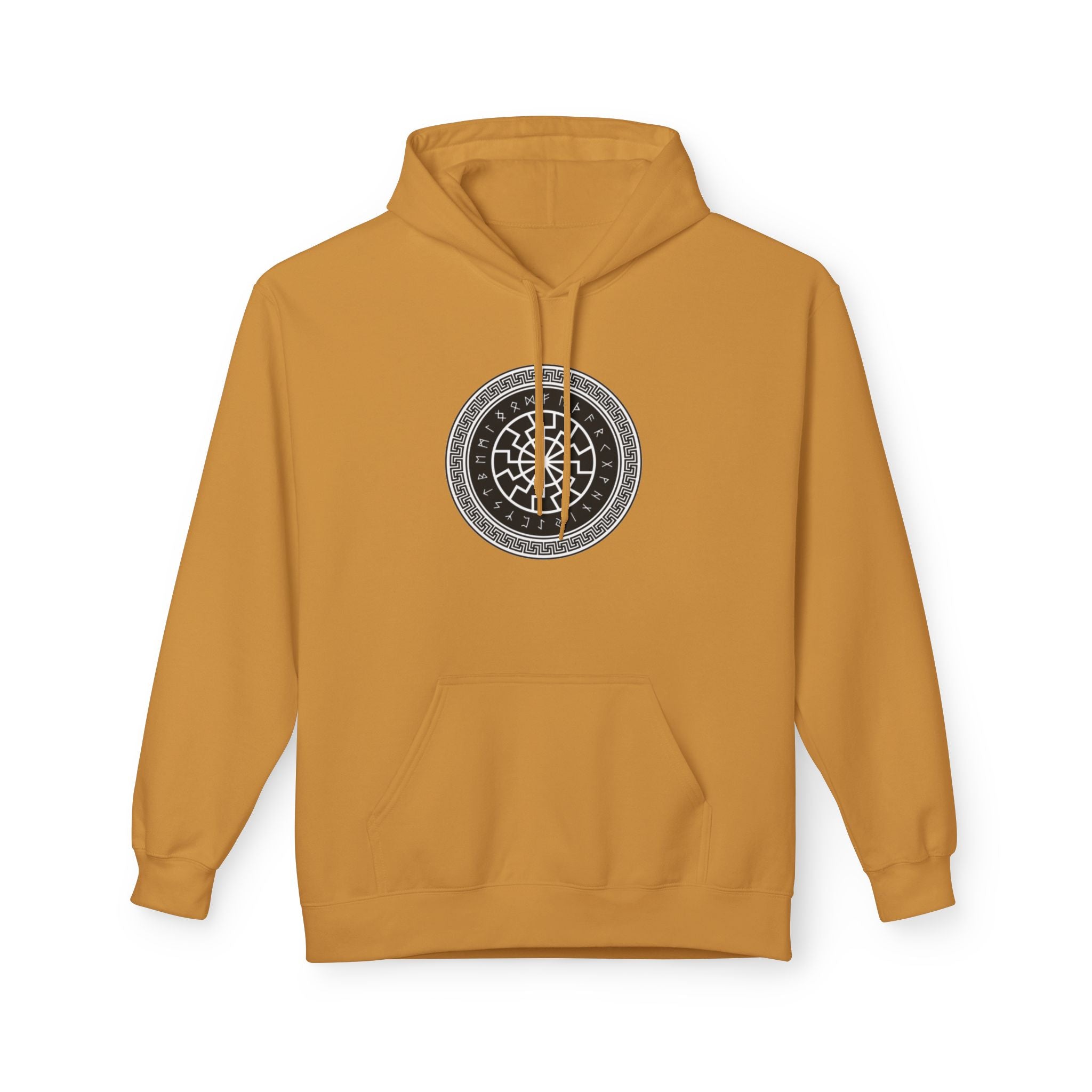A Symbol of Luck in Norse Culture-Hoodie — Geometric Spiritual Graphic