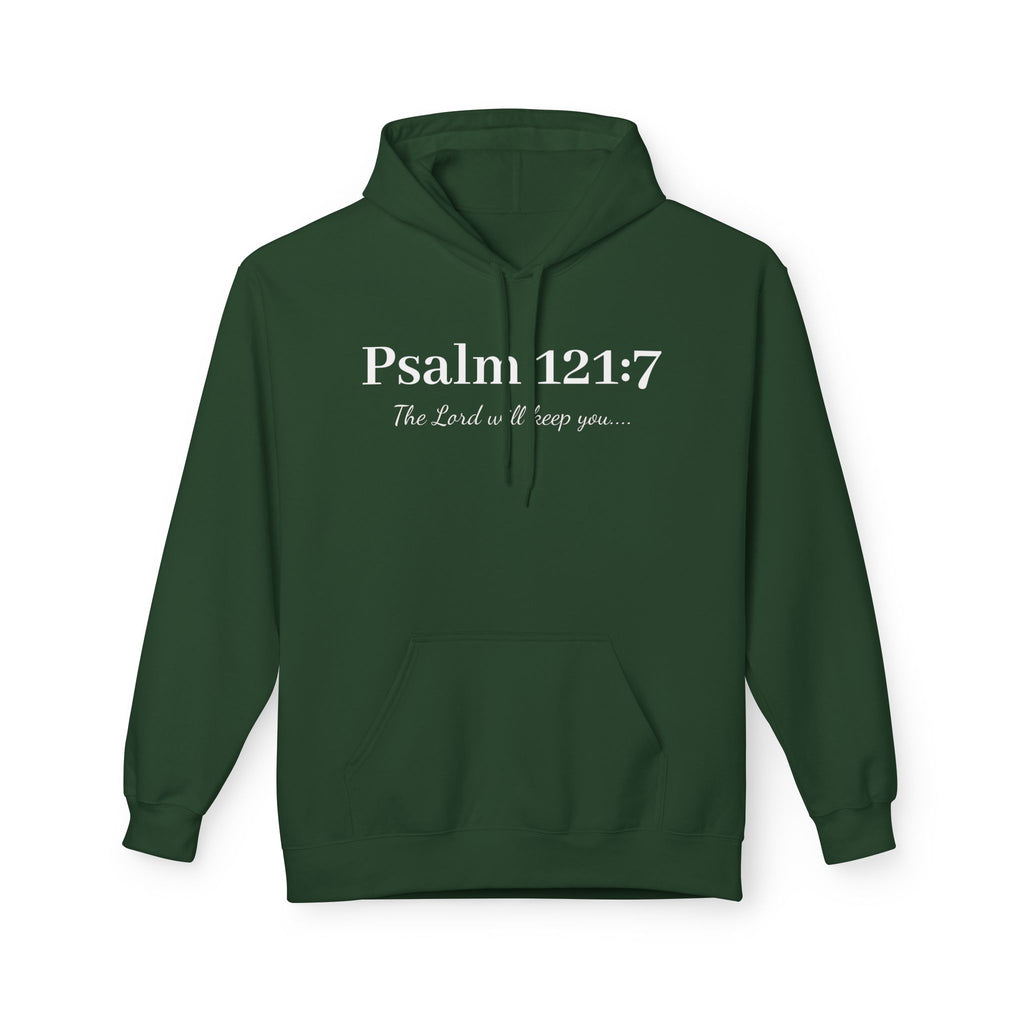 Psalm 121:7-8 The Lord will keep you from all harmHoodie — Midweight Unisex Pullover