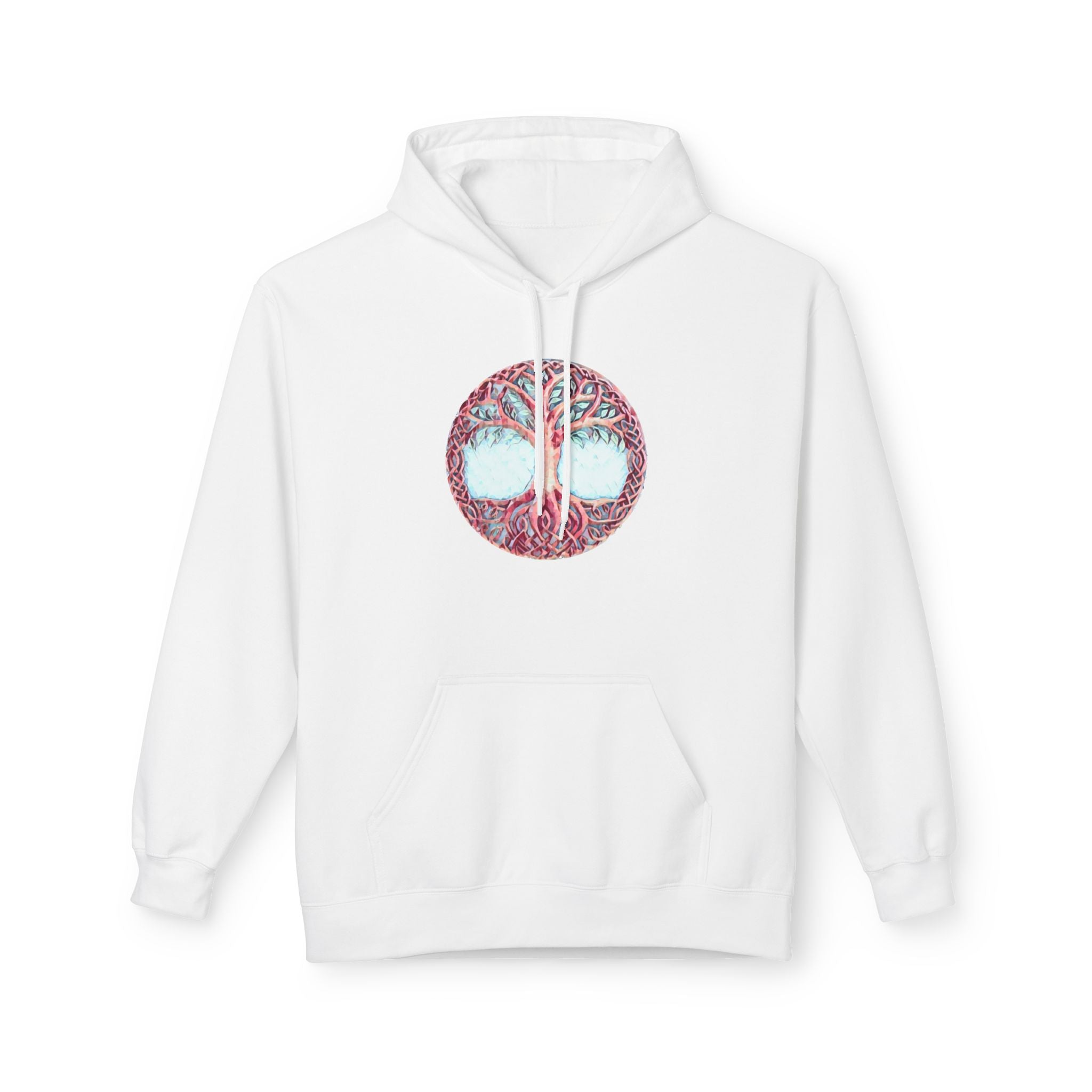 Yggdrasil, the Tree of Life-Cotton Hoodie — Botanical Nature Graphic
