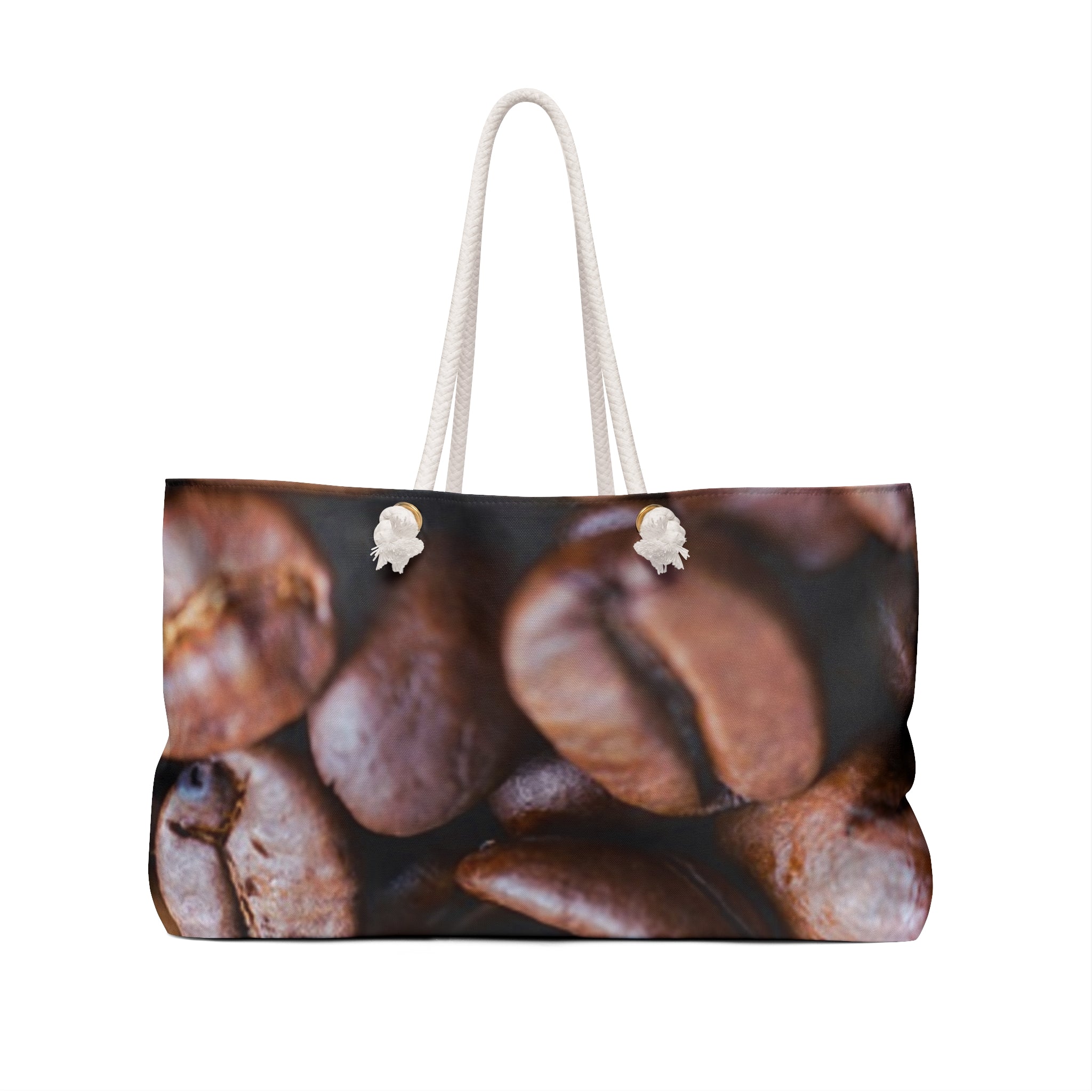 Coffee Bean Weekender Bag – Large Travel Tote for Coffee Lovers