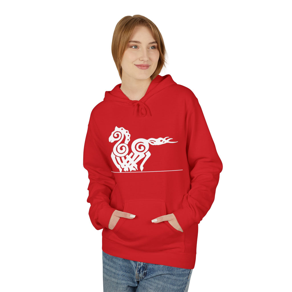 Viking  Hoodie — Nordic Myth Sea Creature Pullover