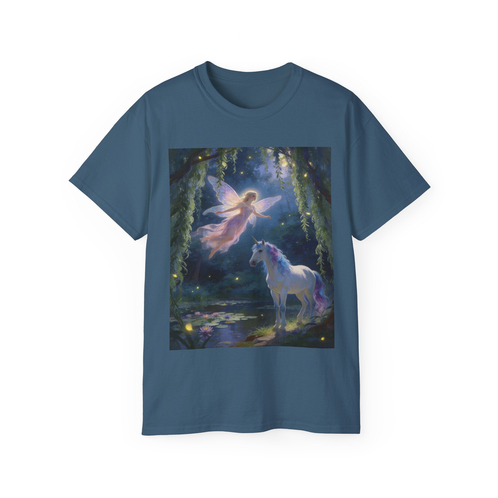 Fairy and Unicorn Cotton Tee