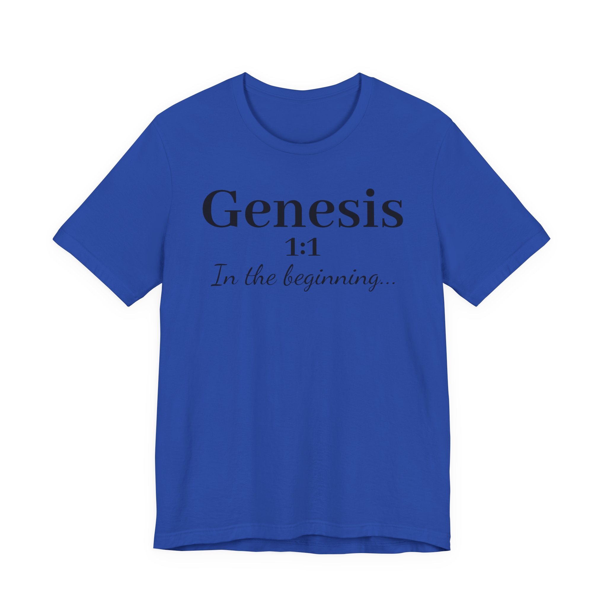 Genesis 1:1 "In the beginning" Christian Tee