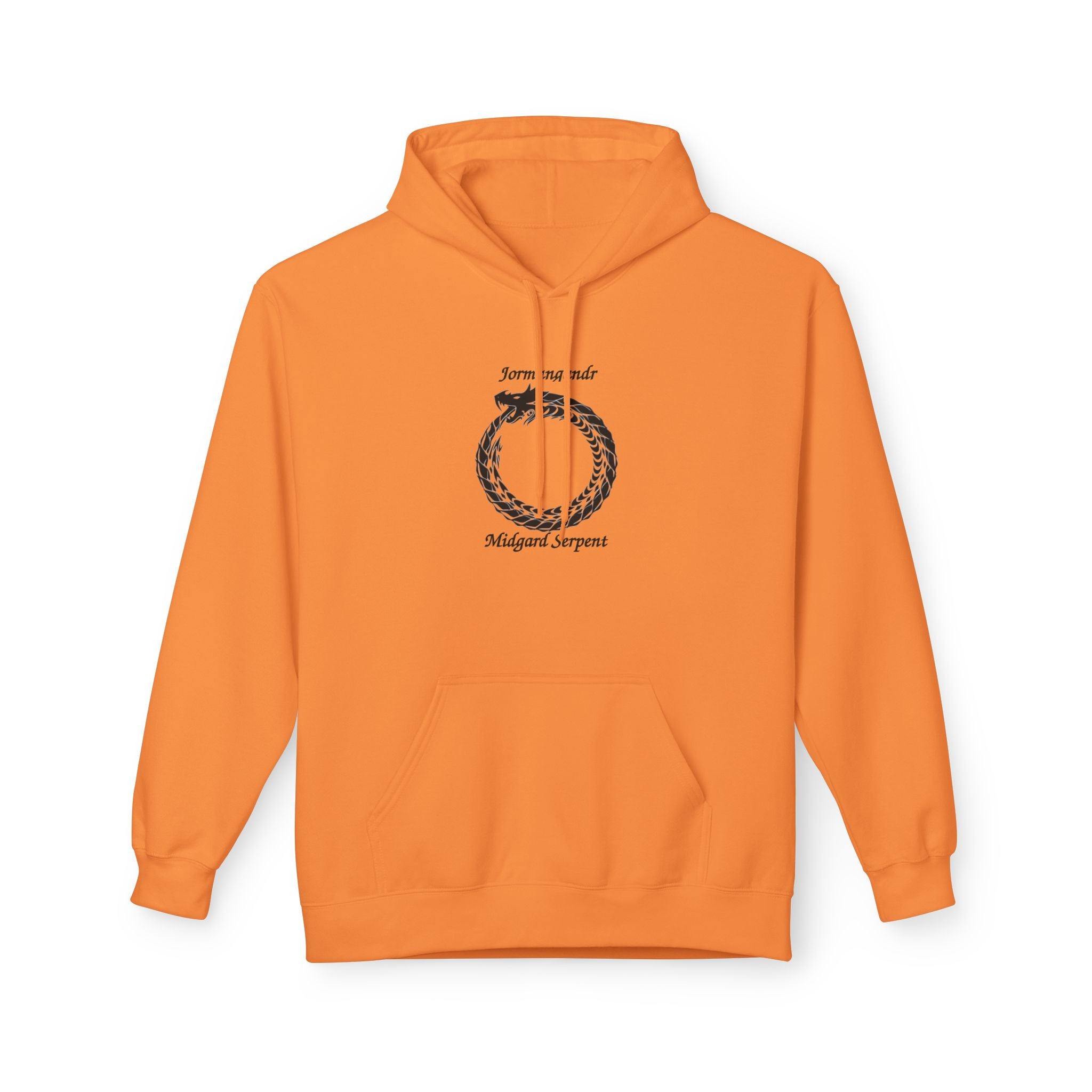 Jörmungandr Ouroboros Serpens Hoodie — 'Return to Self' Circular Snake Graphic