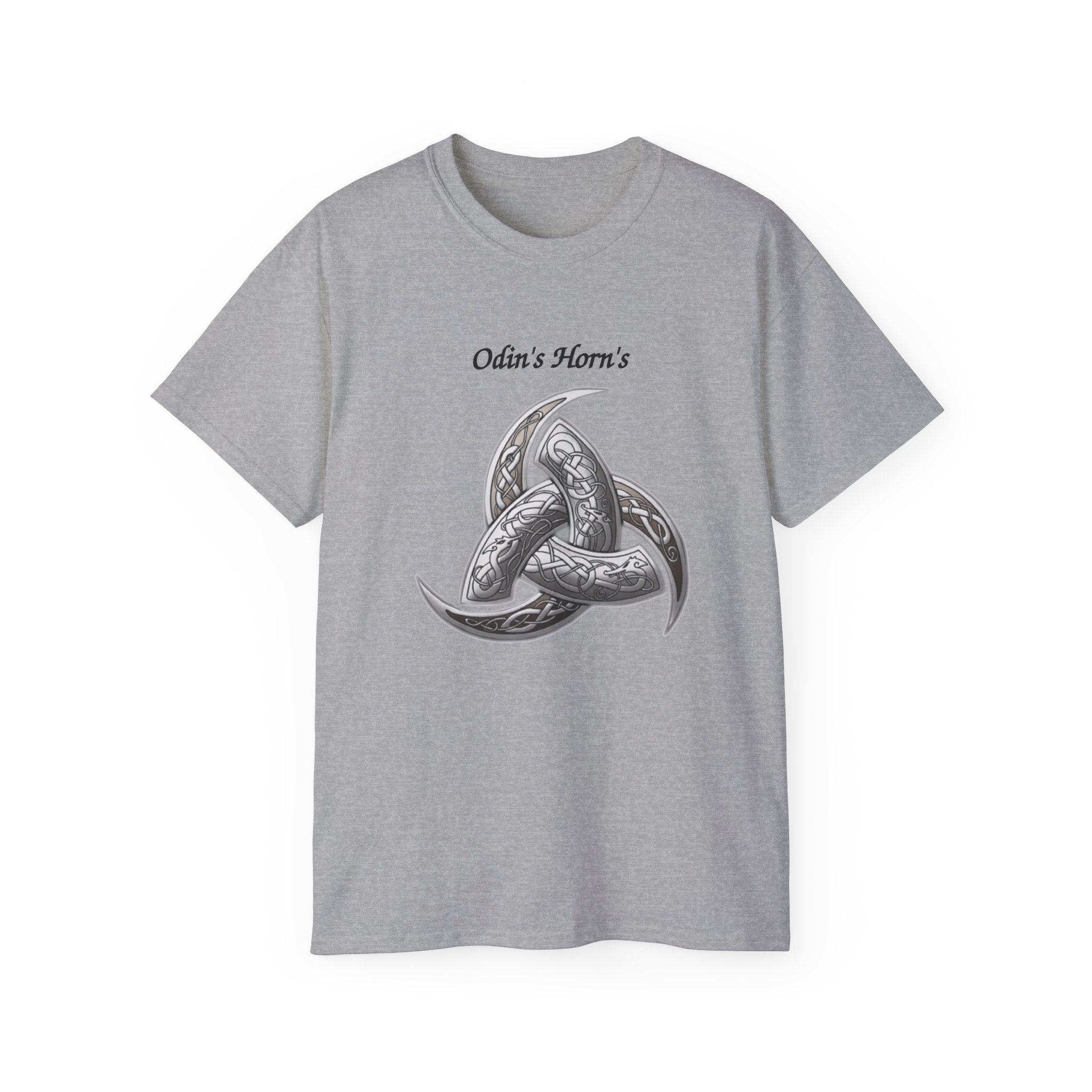 Odin's Horns Viking Knot Cotton T-Shirt