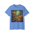 Fairy Forest Cotton T-Shirt — Enchanted Night Path Magic Tee