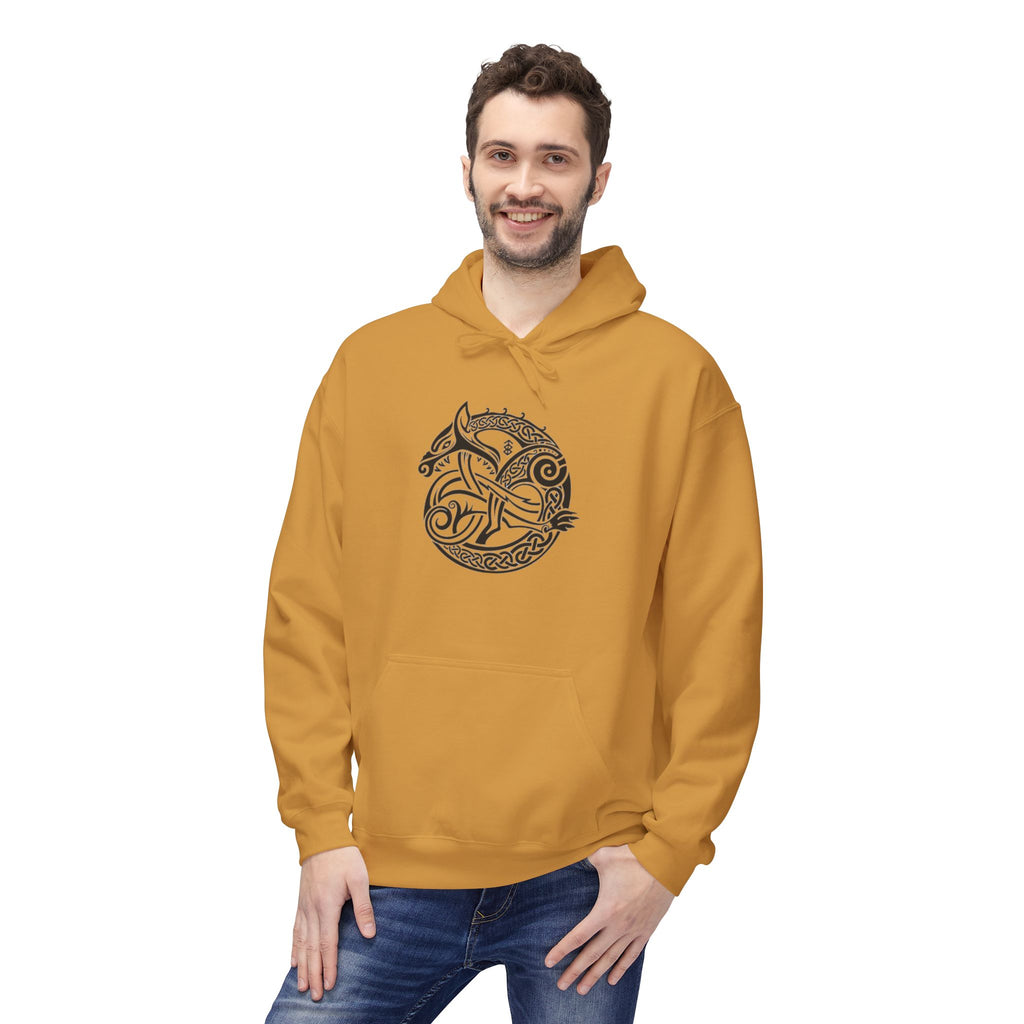 Celtic Wolf Knot Hoodie — The Wolf – A Symbol of Power, Destruction, and Loyalty