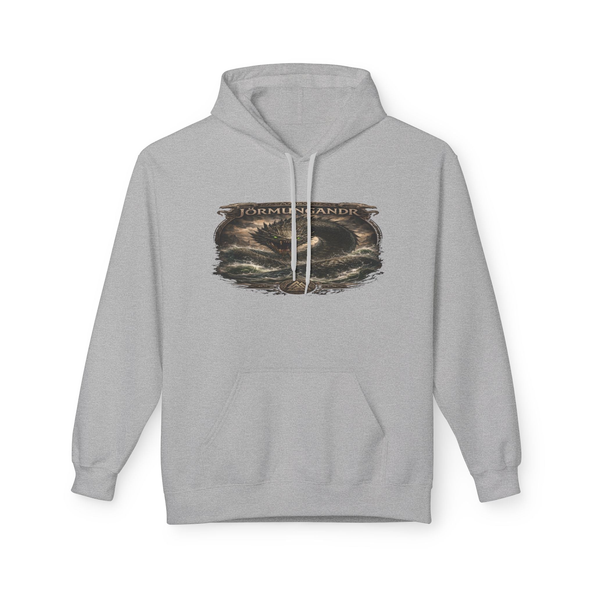 Jörmungandr is the Midgard serpent Viking Hoodie —