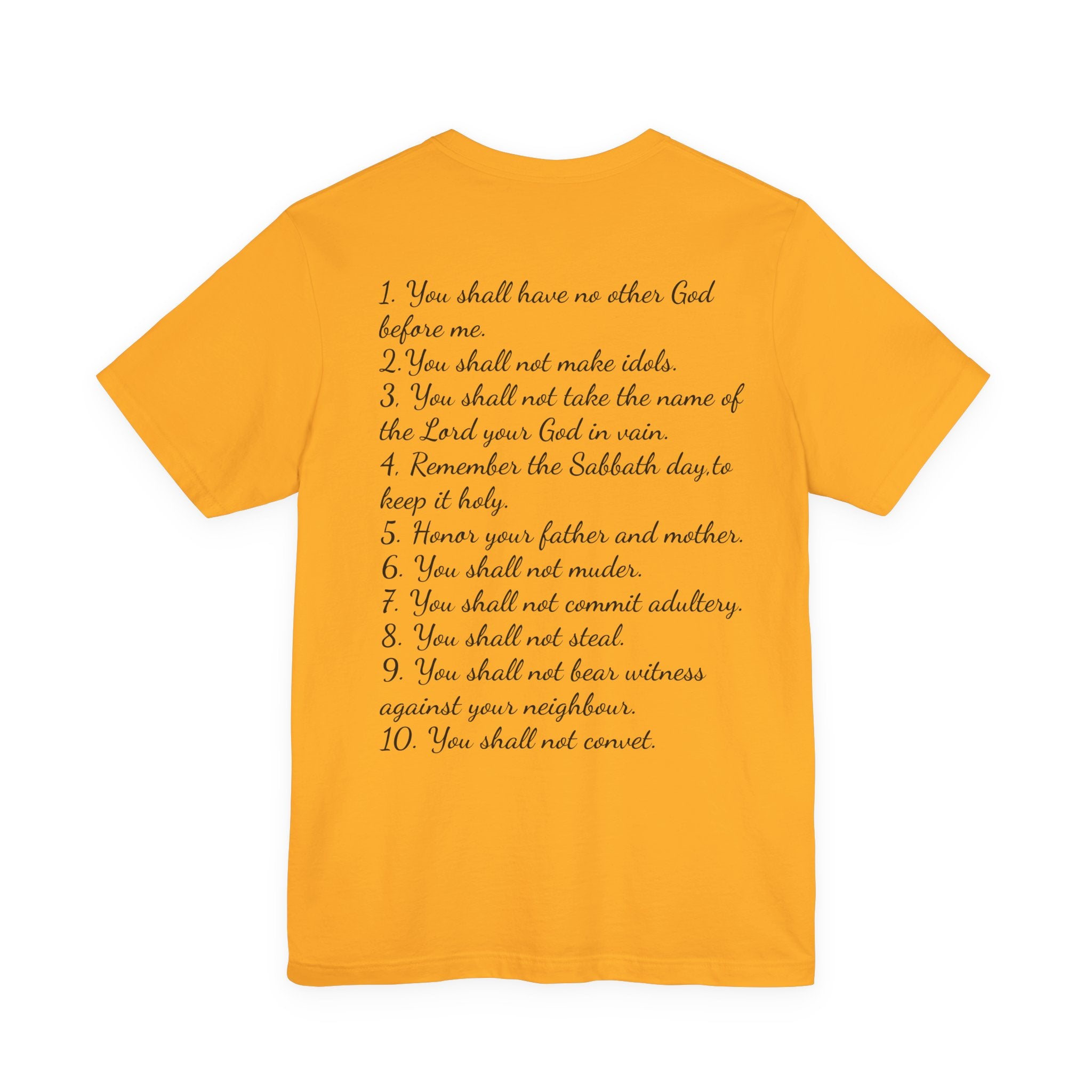 The 10 Commandment- Short Sleeve Tee