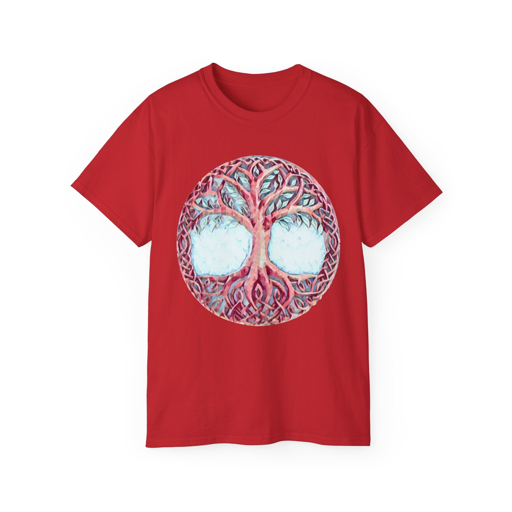 Yggdrasil – The Tree of Life Cotton T-Shirt — Celtic Roots Nature Graphic Tee