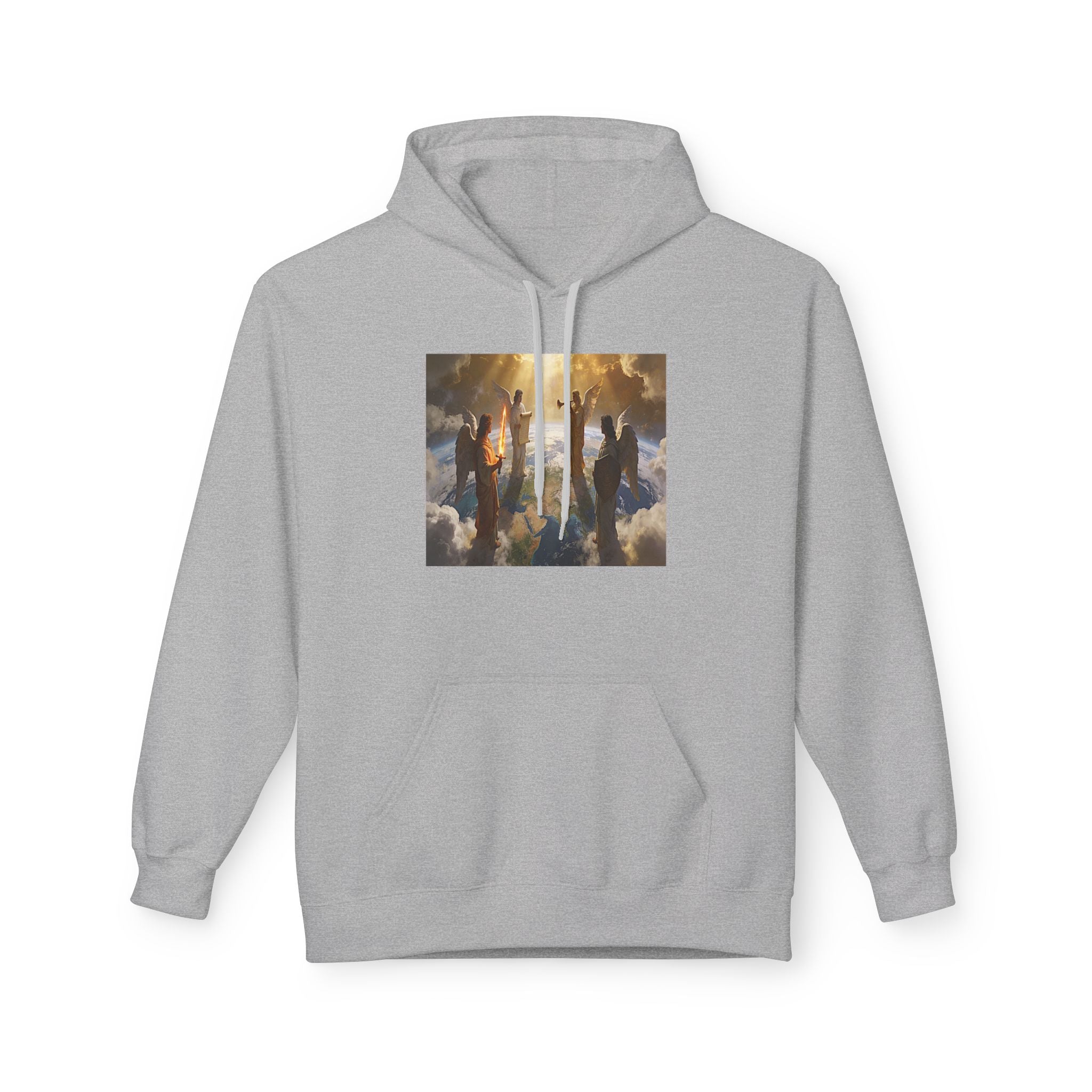Christian Ascension Hoodie – Jesus and Angels Religious Pullover