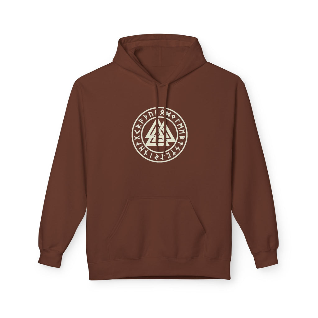 Viking  Rune Hoodie — Valknut Rune  — Norse Viking Symbol for the slain warrior